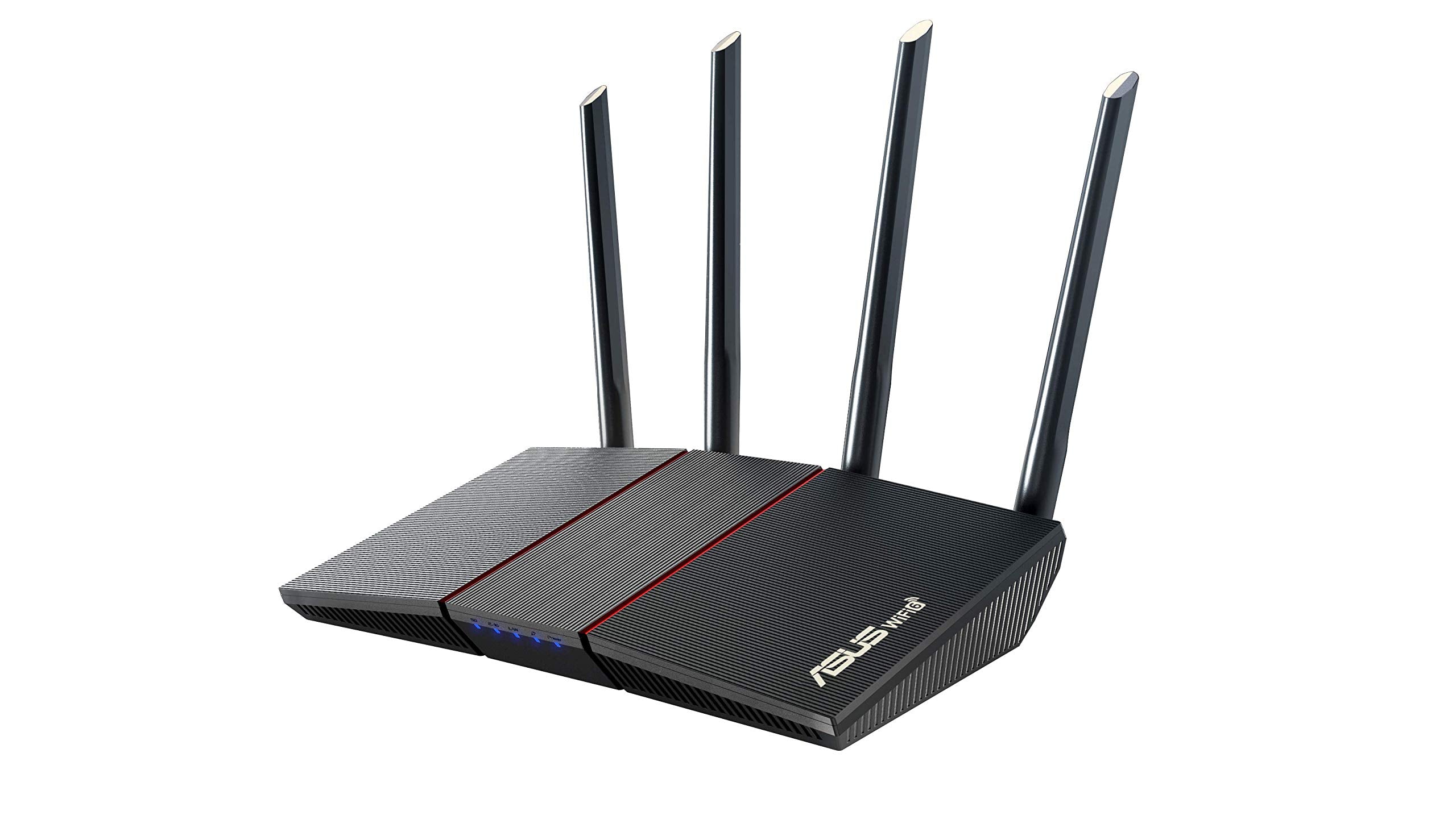 Asus Rt Ax55 (Ax1800) Dual Band Wifi 6 Extendable Router, Subscription Free Network Security, Instant Guard, Parental Controls,