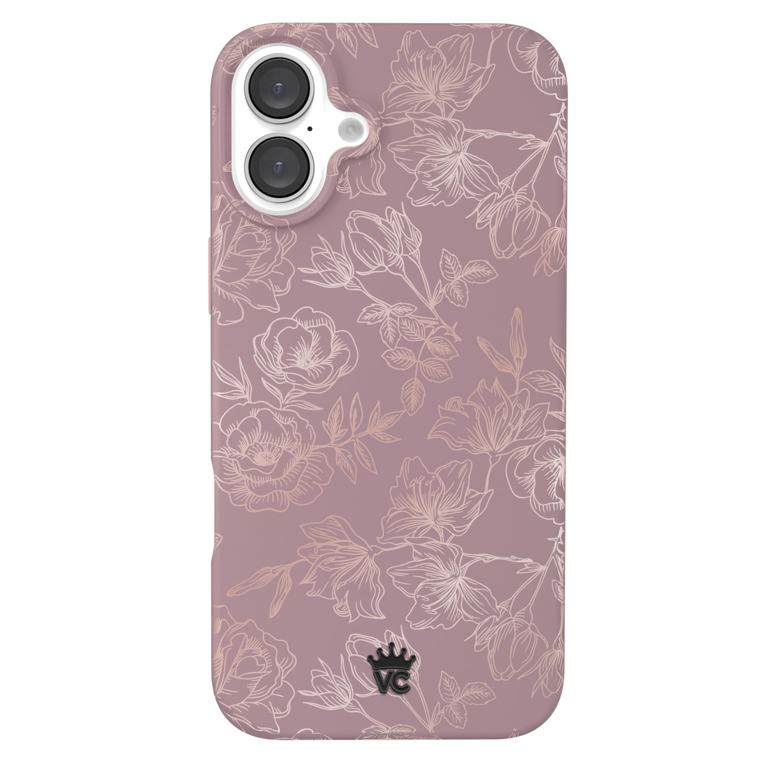 Velvet Caviar For Iphone 16 Plus Case Flowers Floral [8Ft Drop Tested] Compatible With Magsafe (Purple, Rose Gold)