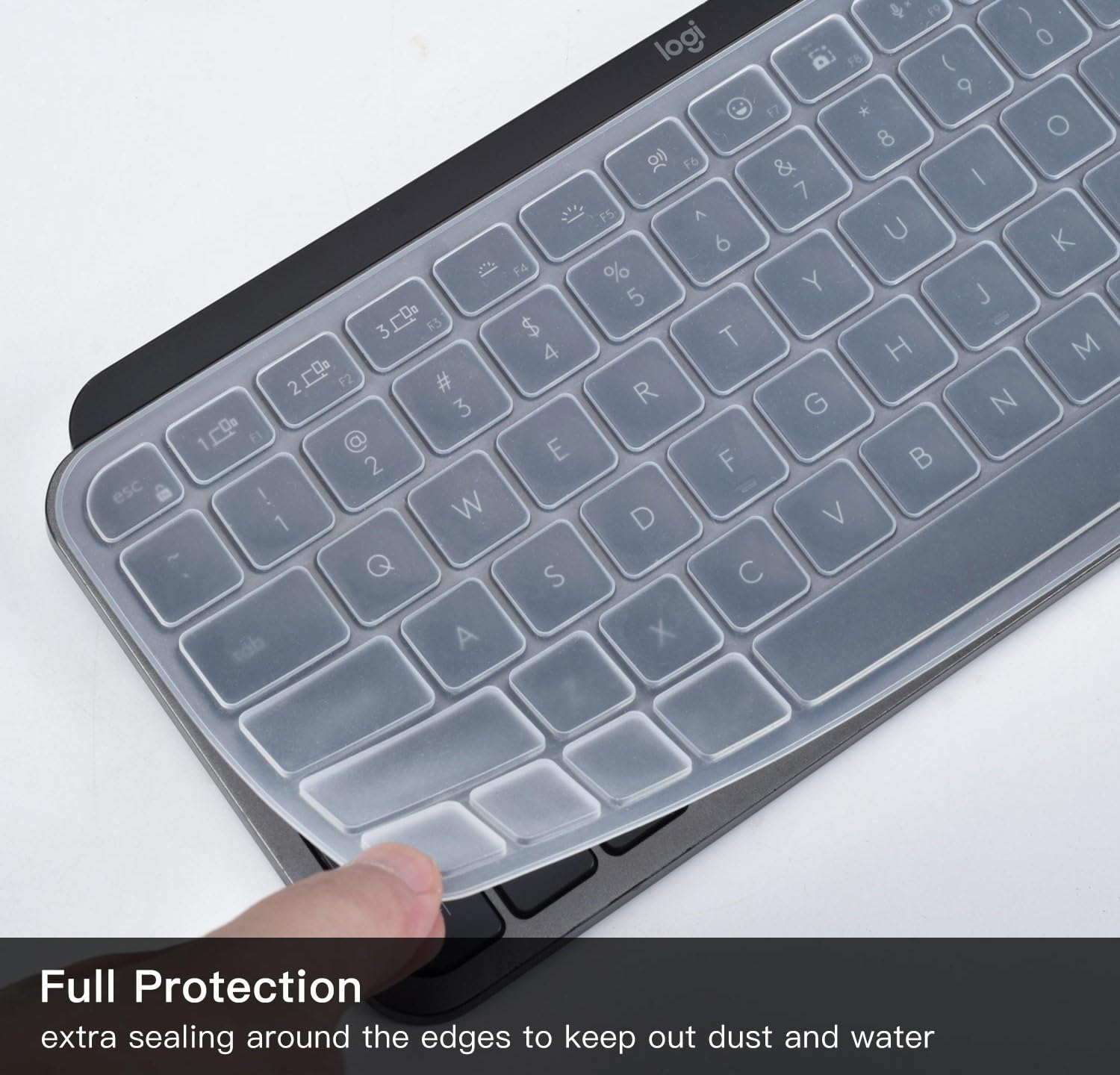 Keyboard Cover For Logitech Mx Keys Mini Wireless Illuminated Keyboard, Logitech Mx Keys Mini Silicone Keyboard Skin Protector,