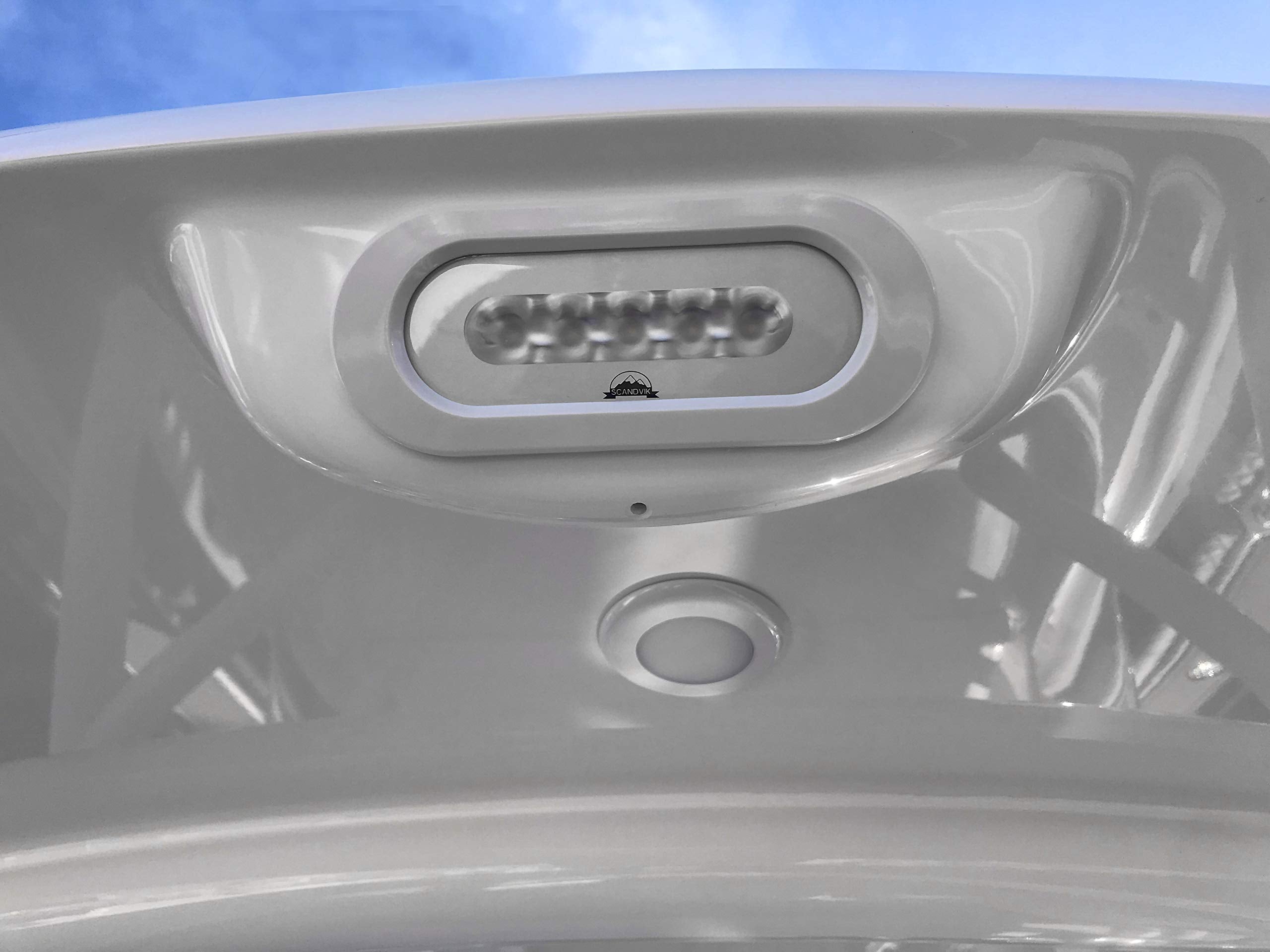 SCANDVIK FLUSH MOUNT SPREADER  LIGHT - WHITE