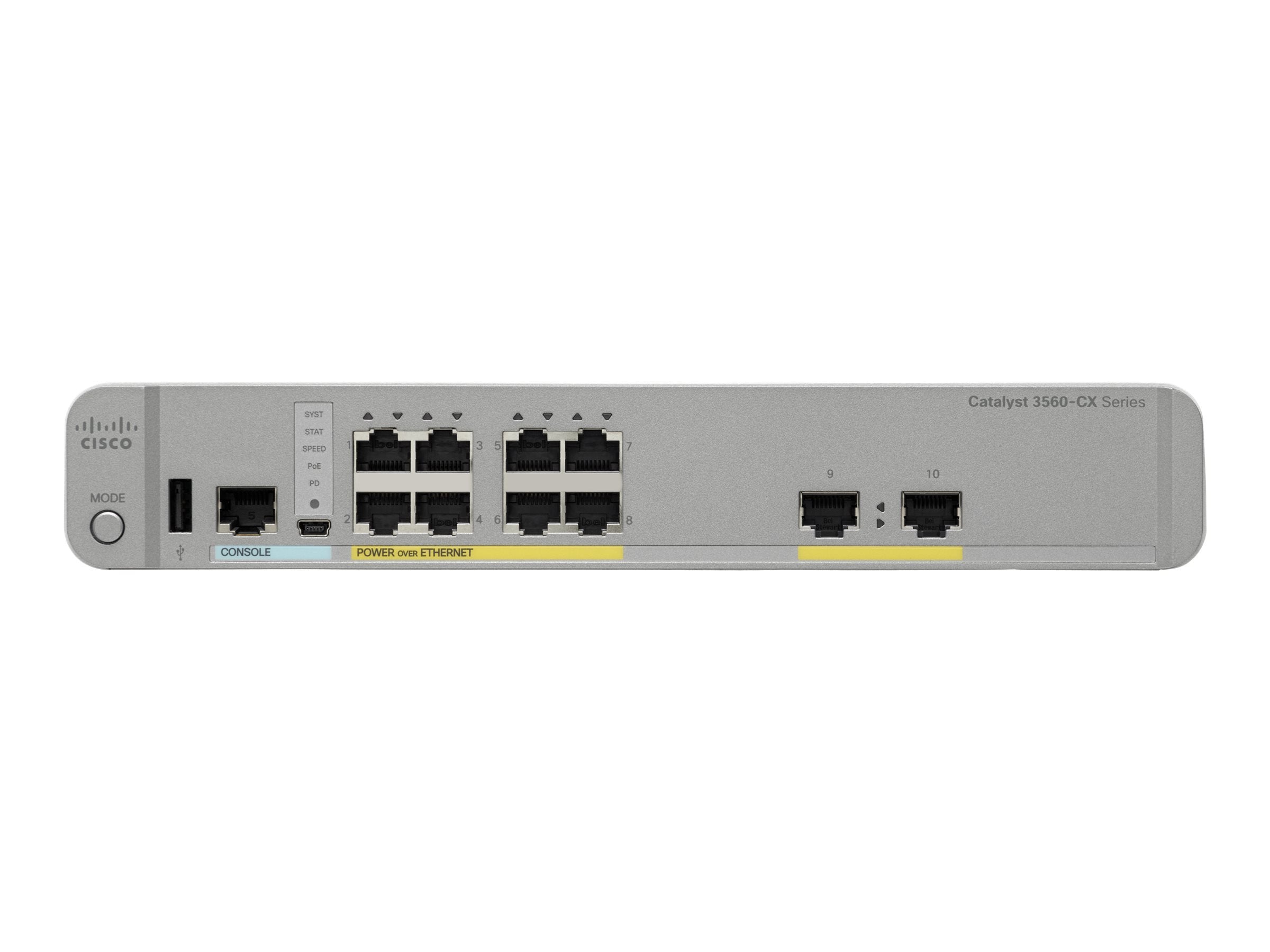 Cisco WS-C3560CX-8PT-S Catalyst 3560 CX Pd Pse 8 Port Networking Device
