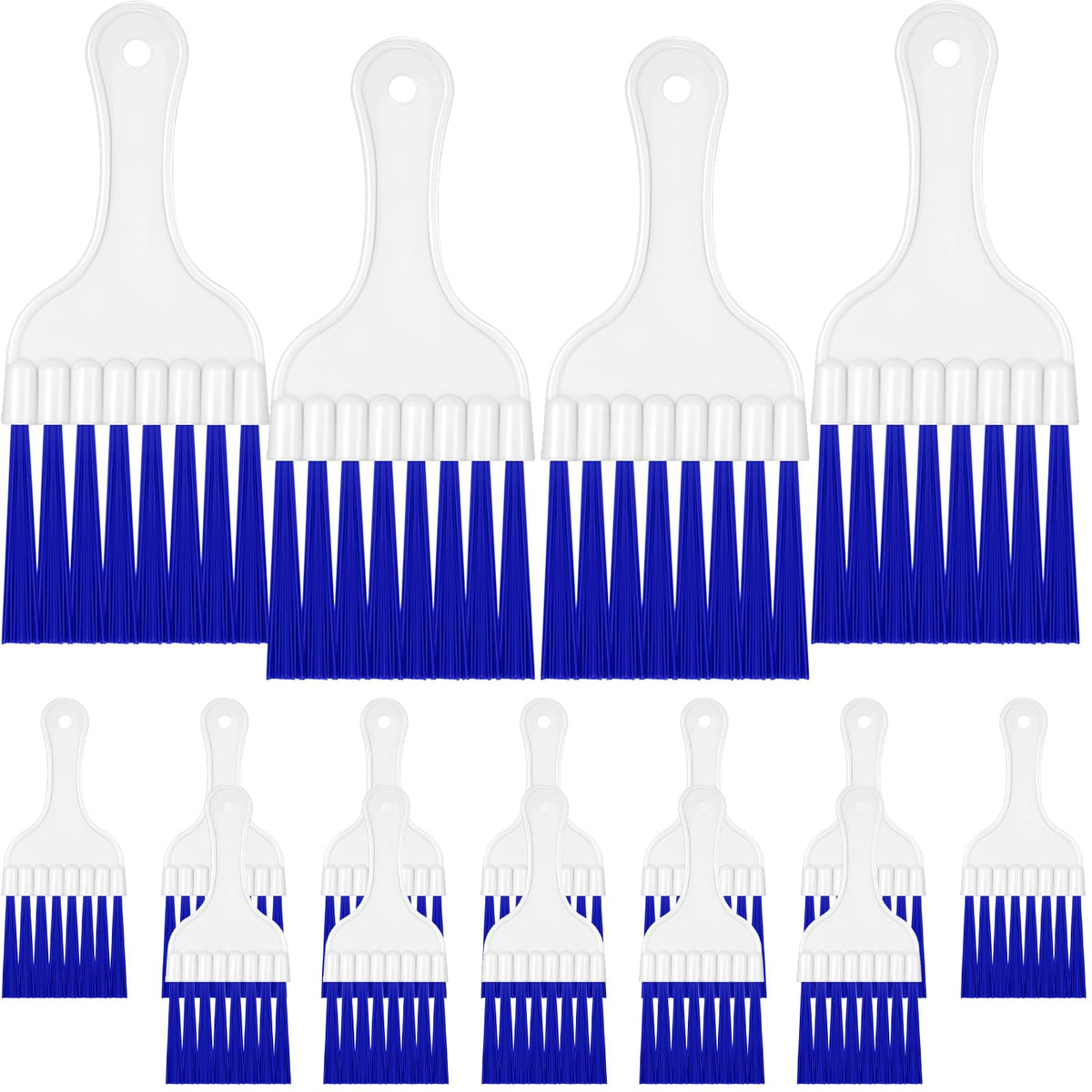 Boao 16 Pcs Air Conditioner Condenser Cleaning Brush Refrigerator Coil Brush Hvac Coil Cleaner Brush Small Plastic Whisk Brush (