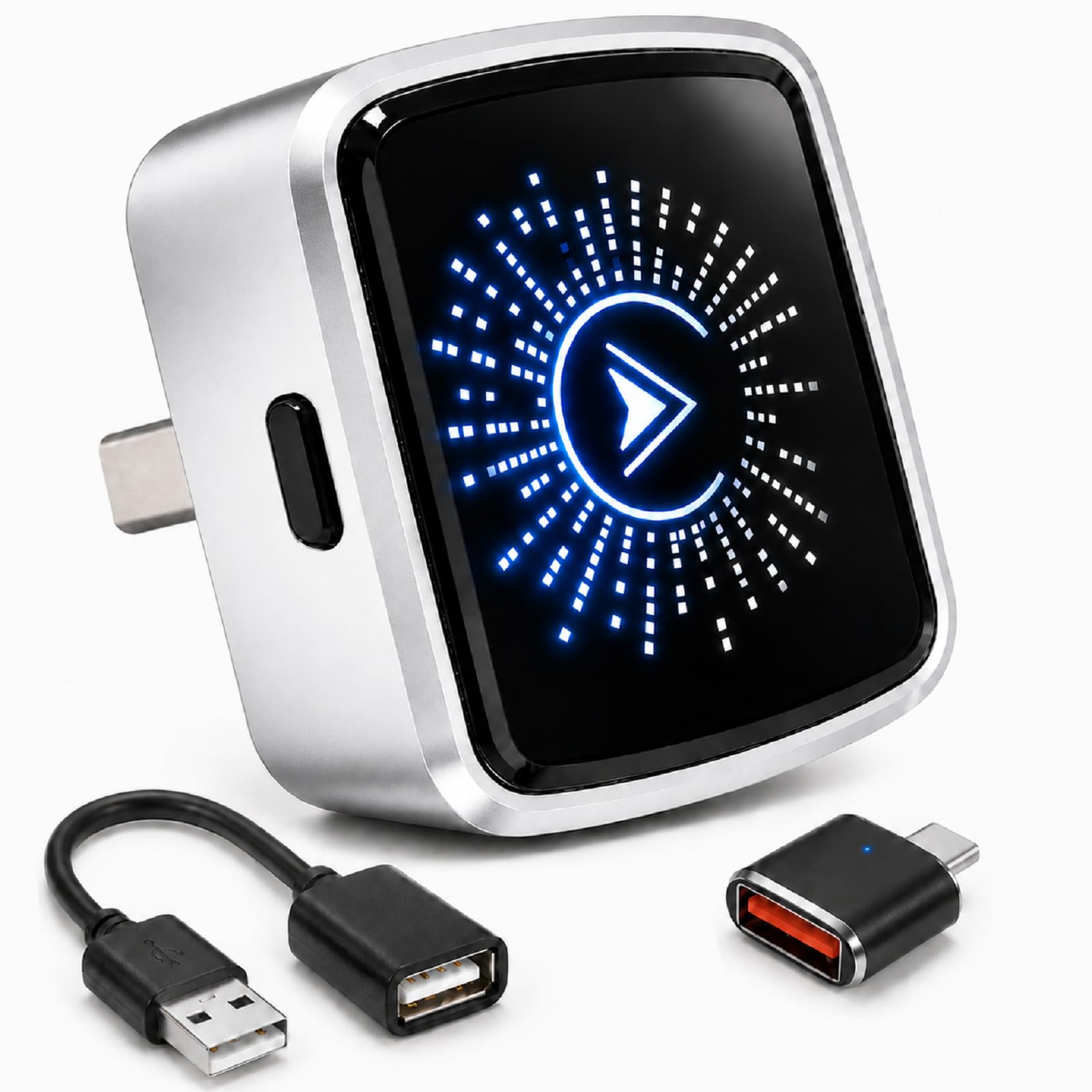 2026 Wireless CarPlay Adapter for iPhone  Android Auto Adapter, USBC/A