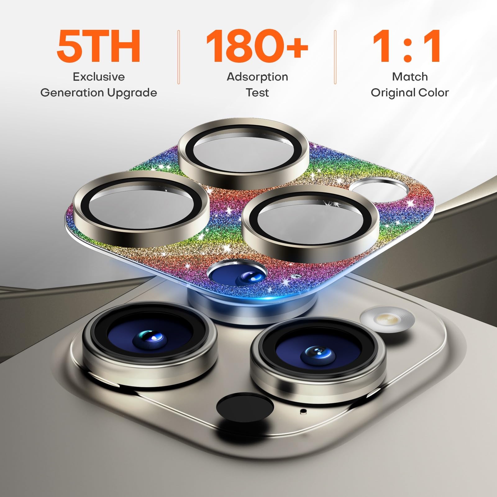 Wumigoo Camera Lens Protector For Iphone 16 Pro Max/16 Pro/Iphone 15 Pro Max/15 Pro/Iphone 14 Pro Max/14 Pro, Aluminum Alloy Sap