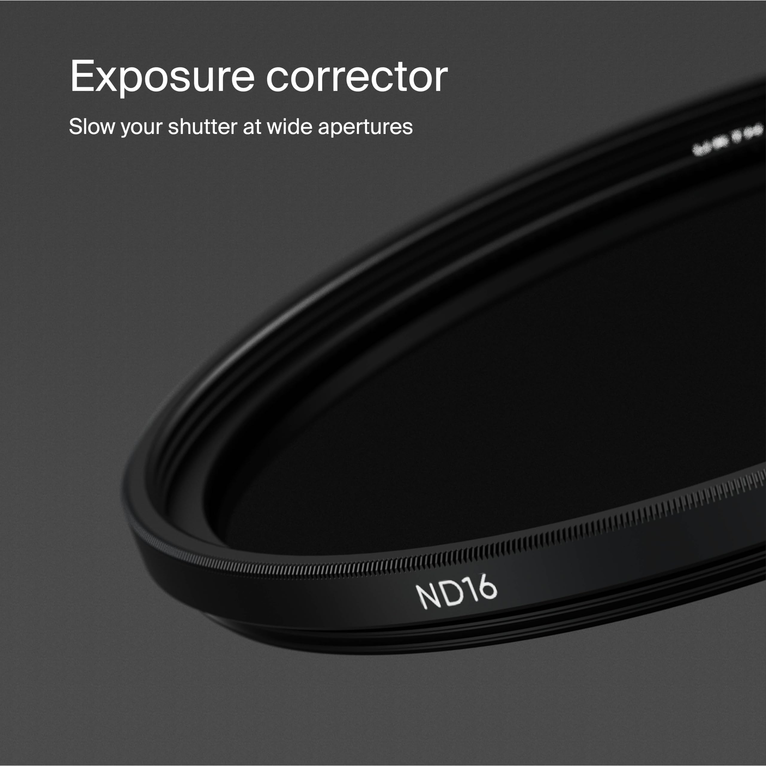 Urth 55Mm Nd16 (4 Stop) Lens Filter (Plus+)   20 Layer Nano Coated, Ultra Slim Neutral Density Camera Lens Exposure Filter