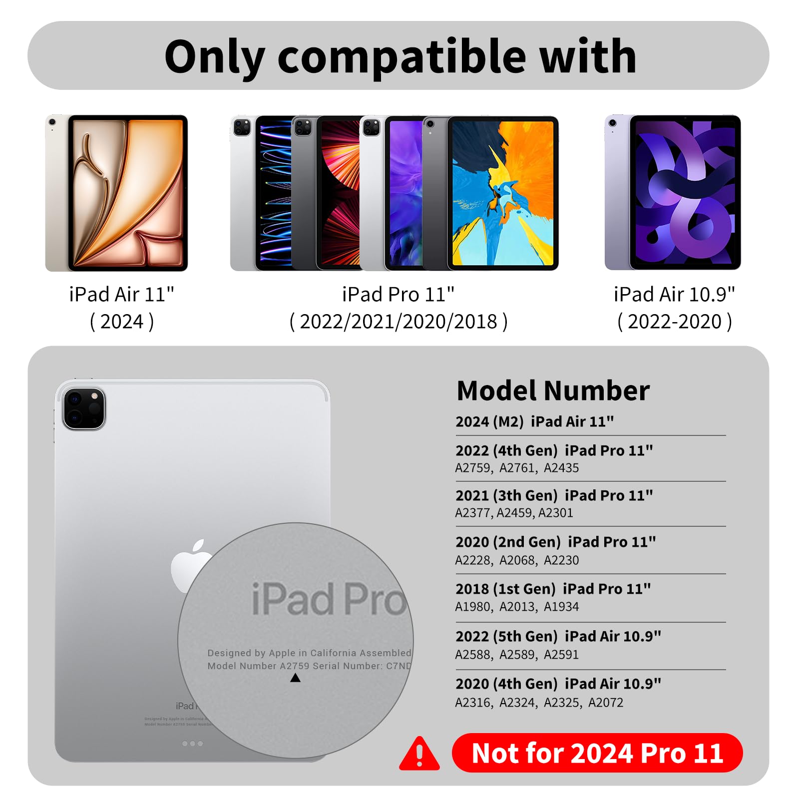 Switcheasy Coverbuddy Case For Ipad Pro 11'' Compatible With Magic Keyboard & Smart Keyboard Folio (Keyboard Not Included) | For