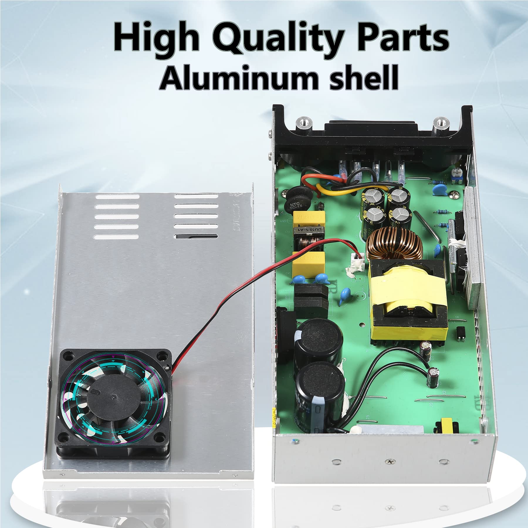 New Version Dc 12V 50A 600W Switching Power Supply Adapter 110V Ac To 12V Dc Converter Power Supply Transformer Psu For 12Volt M