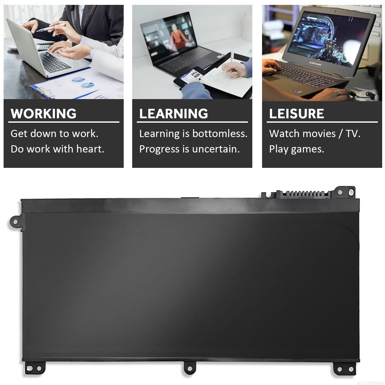 Bi03Xl Battery For Hp Pavilion X360 M3 U 13 U M3 U001Dx M3 U103Dx 13 U100Tu 13 U100Tu 13 U118Tu Stream 14 Ax 14 Ax010Nr 14 Ax020Wm 14 Ax030Wm Tpn W118 Laptop On03Xl Hstnn Lb7P Hstnn Ub6W 843537 541