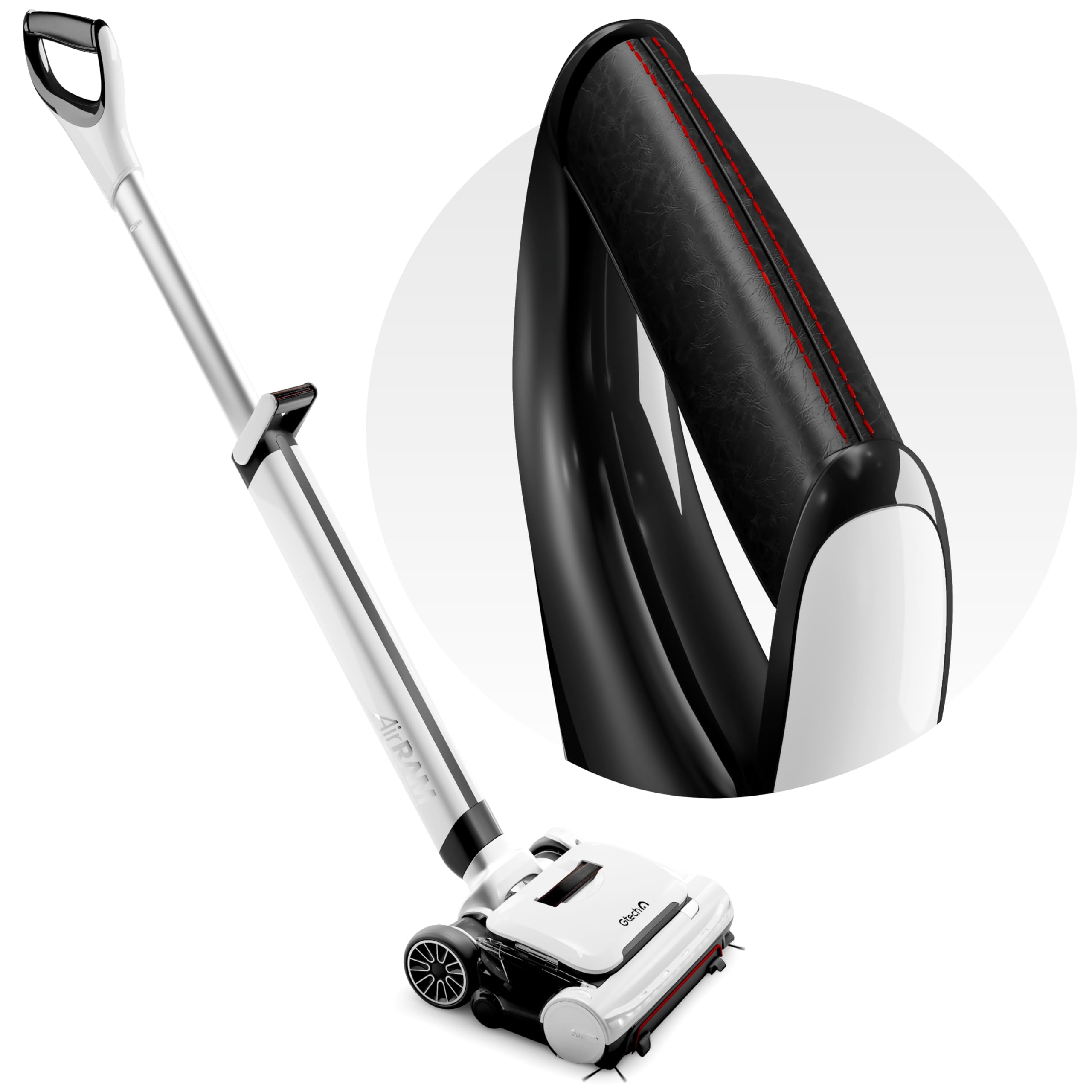 Gtech AirRAM 3 Cordless Vacuum Cleaner with Anti-Hair Wrap Bar - Dual Edge-Clean Brushes - Perfect for Carpet and Hardwood Floor