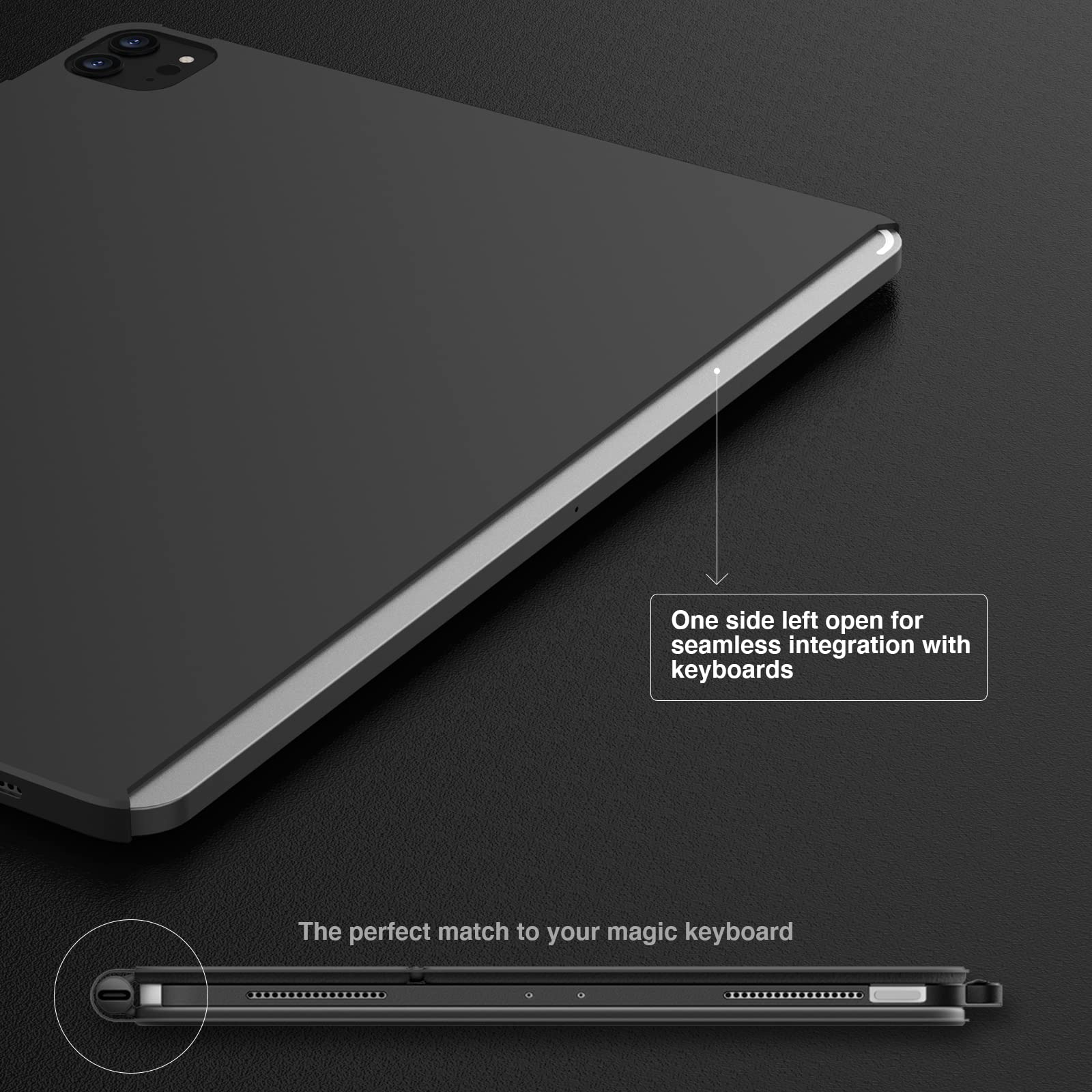 Switcheasy Coverbuddy Lite For Ipad Pro & Ipad Air Case, Work With Magic Keyboard & Smart Keyboard Folio (Keyboard Not Included)