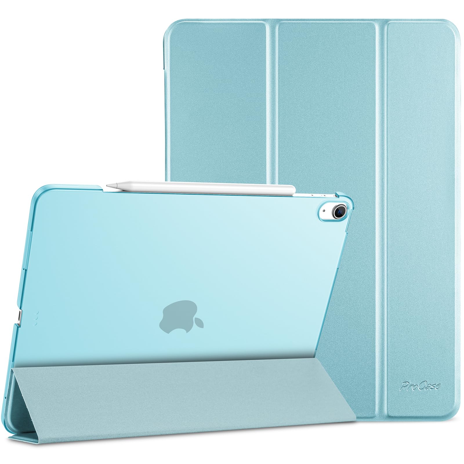 ProCase for iPad Air 13 Inch Case M3 2025/M2 2024, Slim Smart Cover iPad 13 Air M3 M2 Case with Translucent Hard Shell Back, Sup