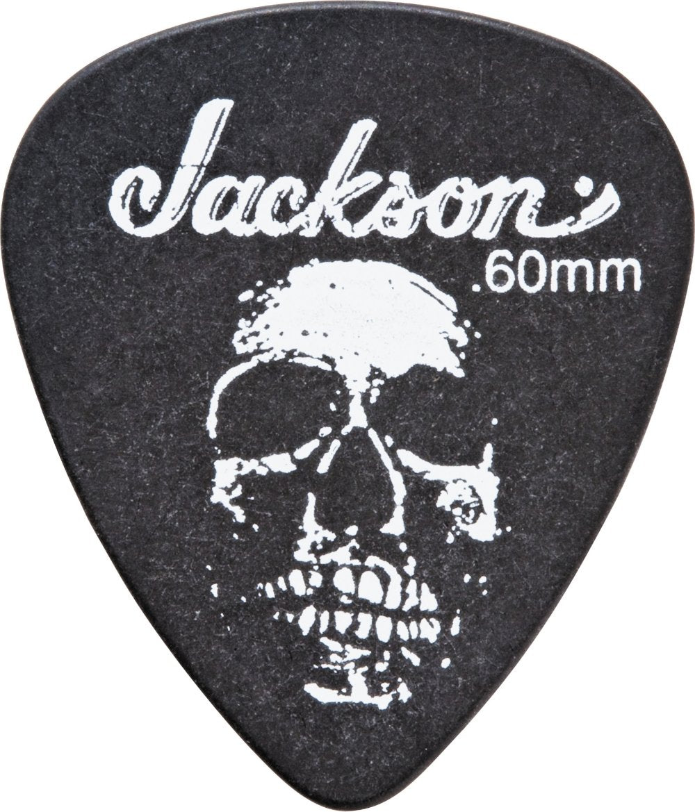 Jackson 451 Skull Picks, Guitar Accessories, Black, Extra Heavy 1.14Mm