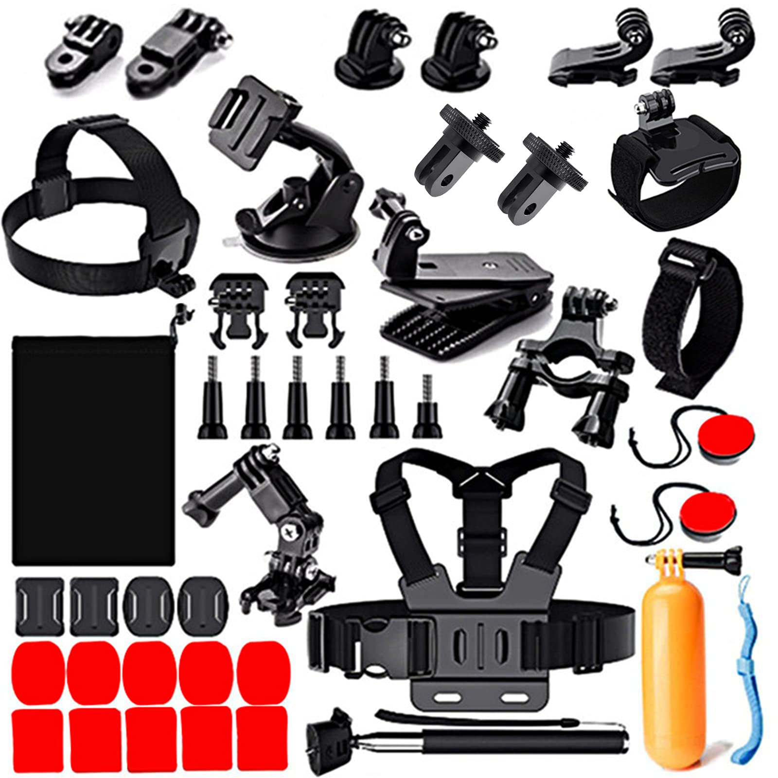 44 In 1 Action Camera Accessory Combo Kit  Compatible With Insta360 One X3,X2,One R, X,For Gopro Here 10,11
