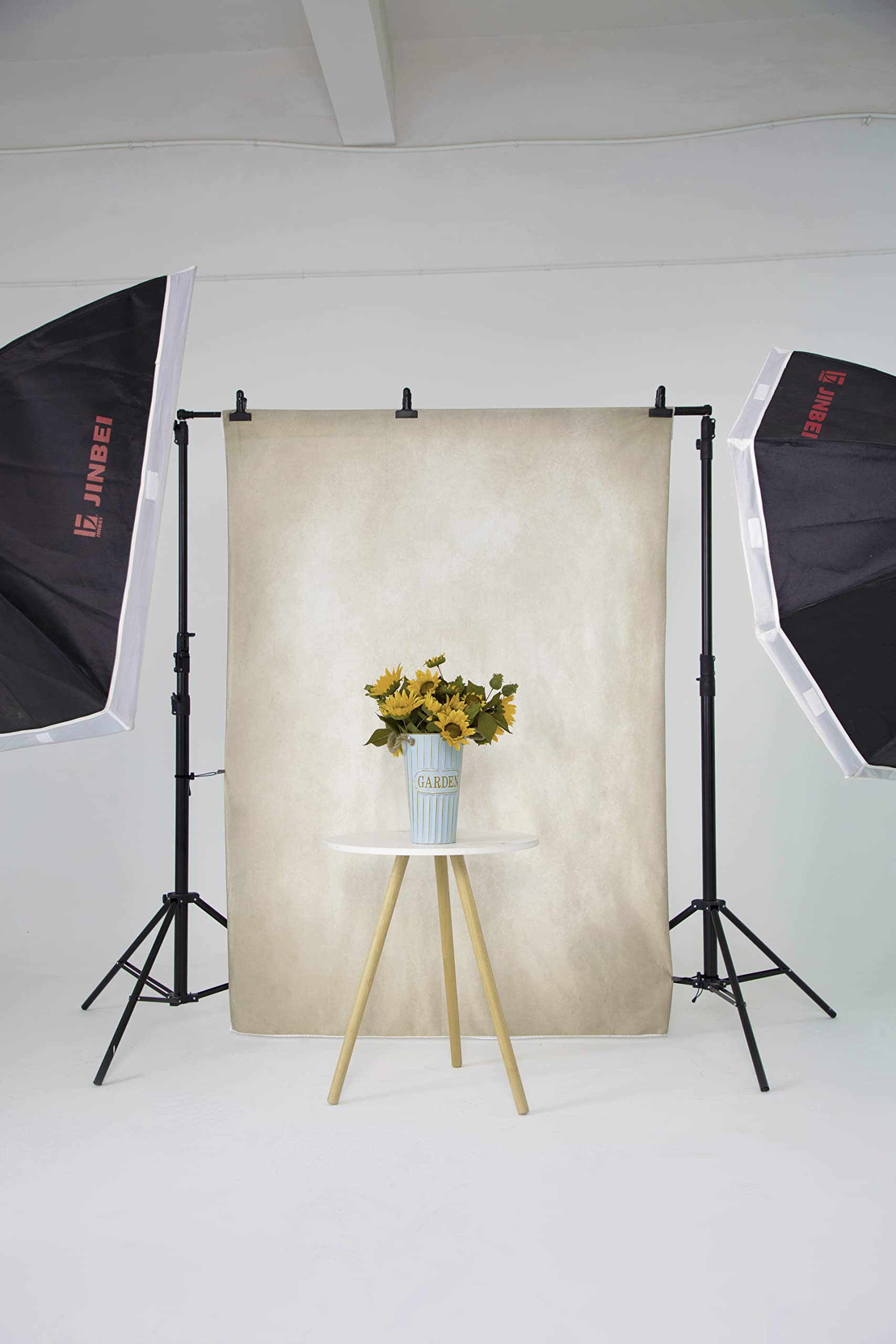 Kate 5X7Ft/1.5X2.2M Light Yellow Backdrop Little Brown Gold Abstract Texture Portrait Photography Backgrounds Photo Studio Props