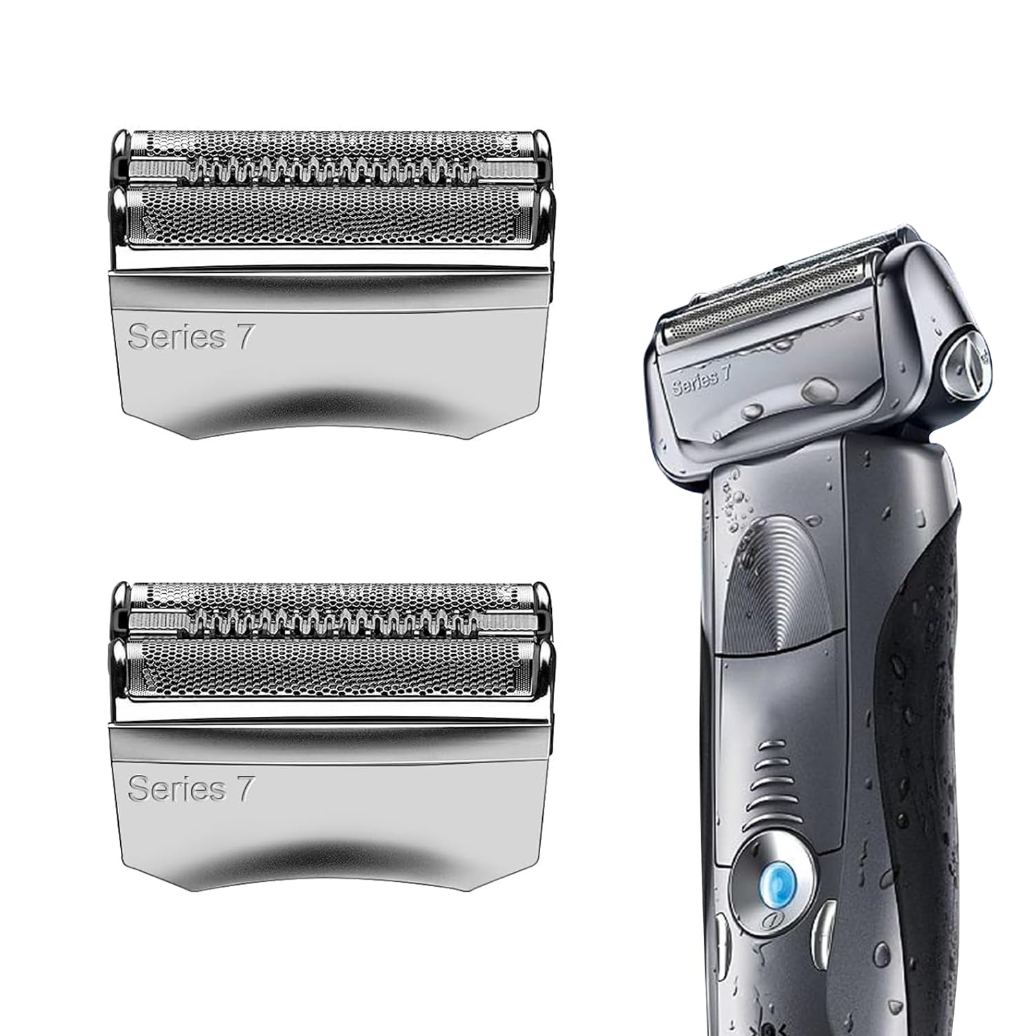 Series 7 70S Electric Shaver Head Replacement, Compatible With Braun Series 7 Shavers: 720Cc, 730Cc, 735S, 750Cc, 760Cc, 790Cc,