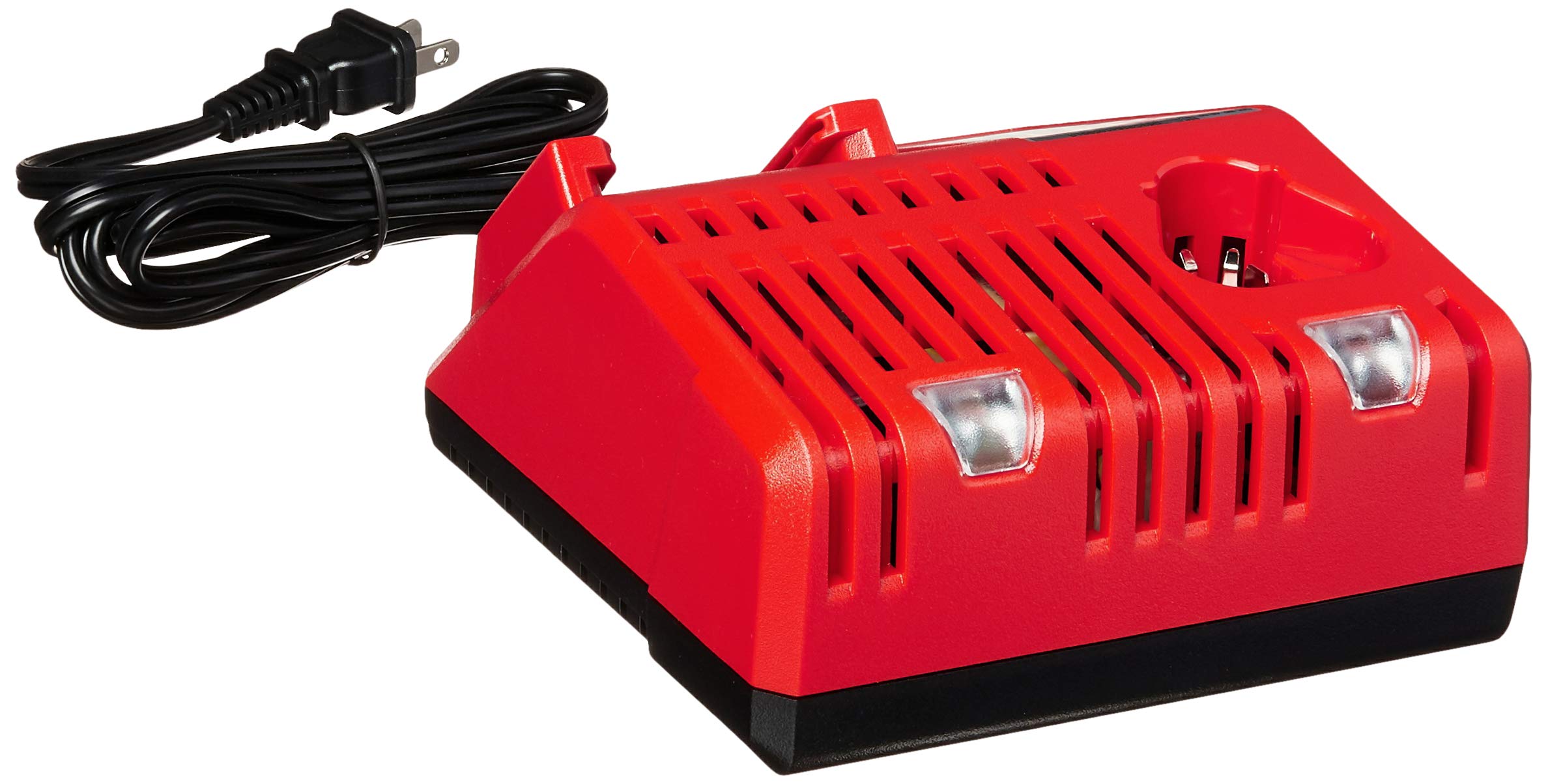 Milwaukee 48 59 1850 M18 Red Lithium Xc 5.0 Ah Batteries (2) + 48 59 1812 M12 And M18 Multi Voltage Charger Kit