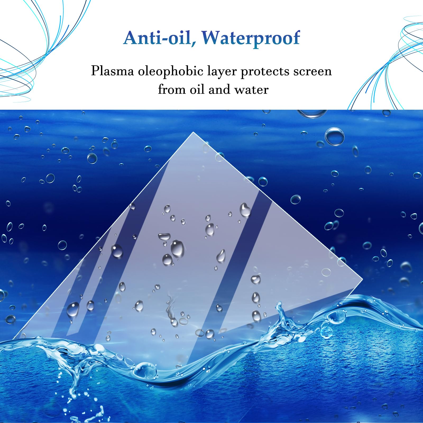 Sktu (2Pcs For 2024 2025 Toyota Land Cruiser Screen Protector 12.3 Inch For 2024 2025 Toyota Land Cruiser (Land Cruiser/First Edition) 12.3 Inch Navigation Display 2024 2025 Land Cruiser Accessories