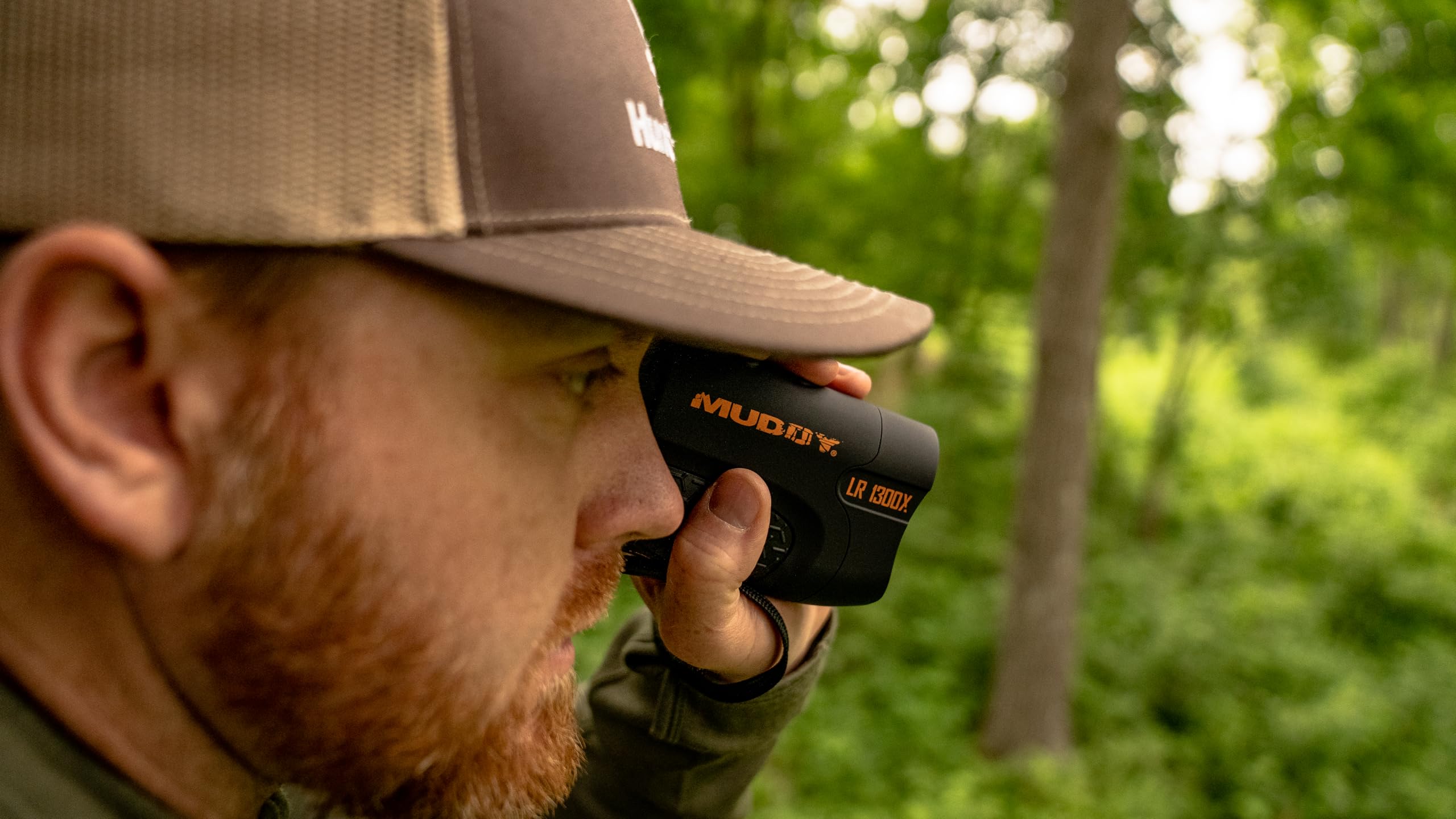 Muddy Hunting Outdoor Precision Rubber Trim Watertight Laser Range Finder, 1300 Yards W/Hd
