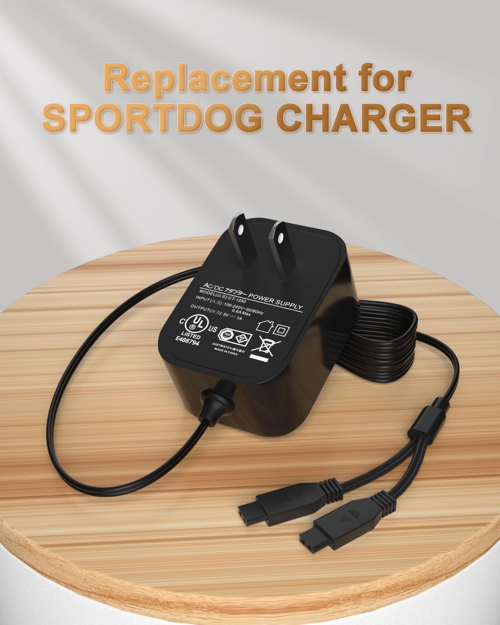 Vhbw Charger Replacement For Sportdog Charging Adaptor Only Compatible With Sd 425, Sd 425S, Sd 425Camo, And Sd 825 Remote Trainer