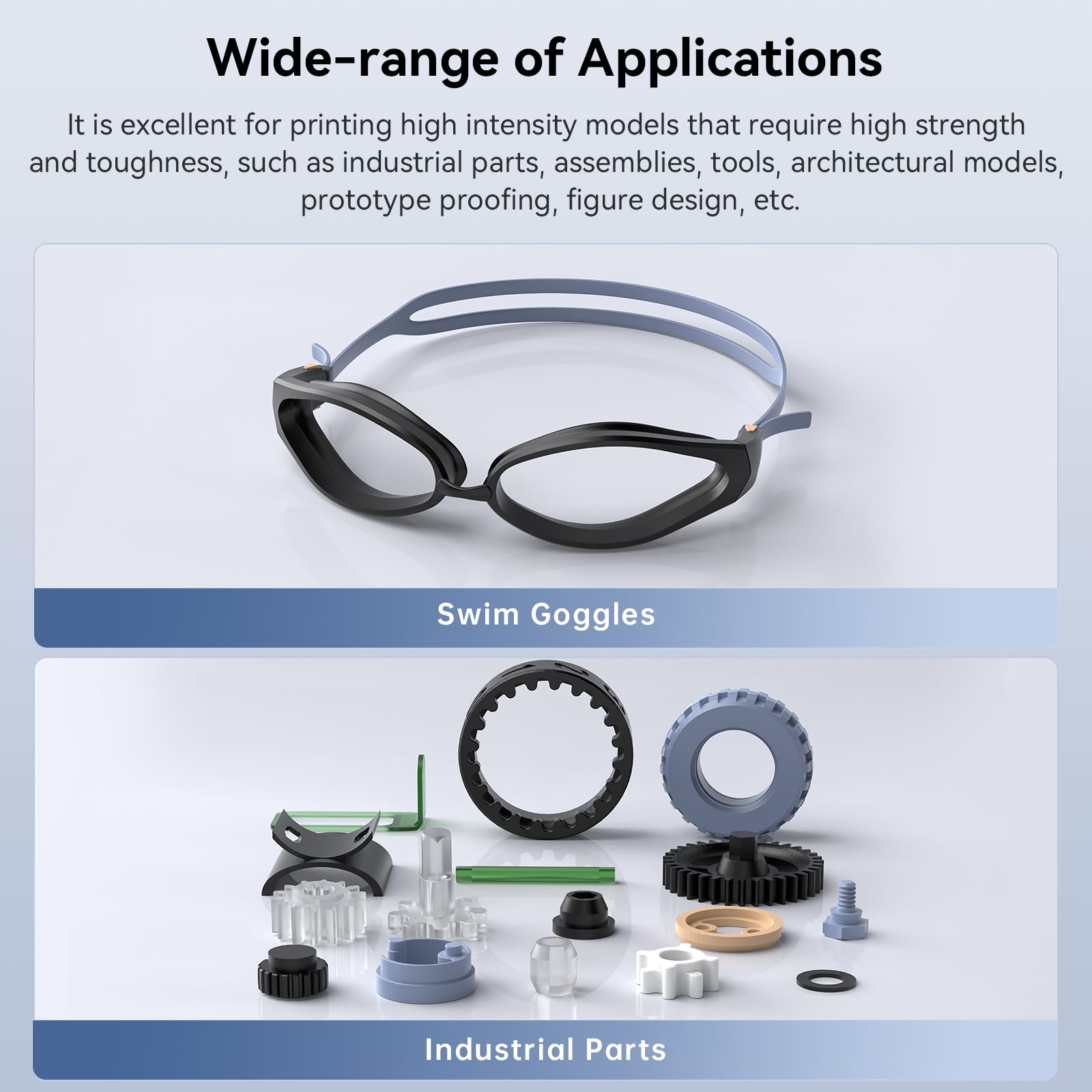 Anycubic 3D Printer Resin, Upgraded 8K Standard Resin V2, Enhanced Toughness And Strength, Lower Odor, High Precision 3D Printin