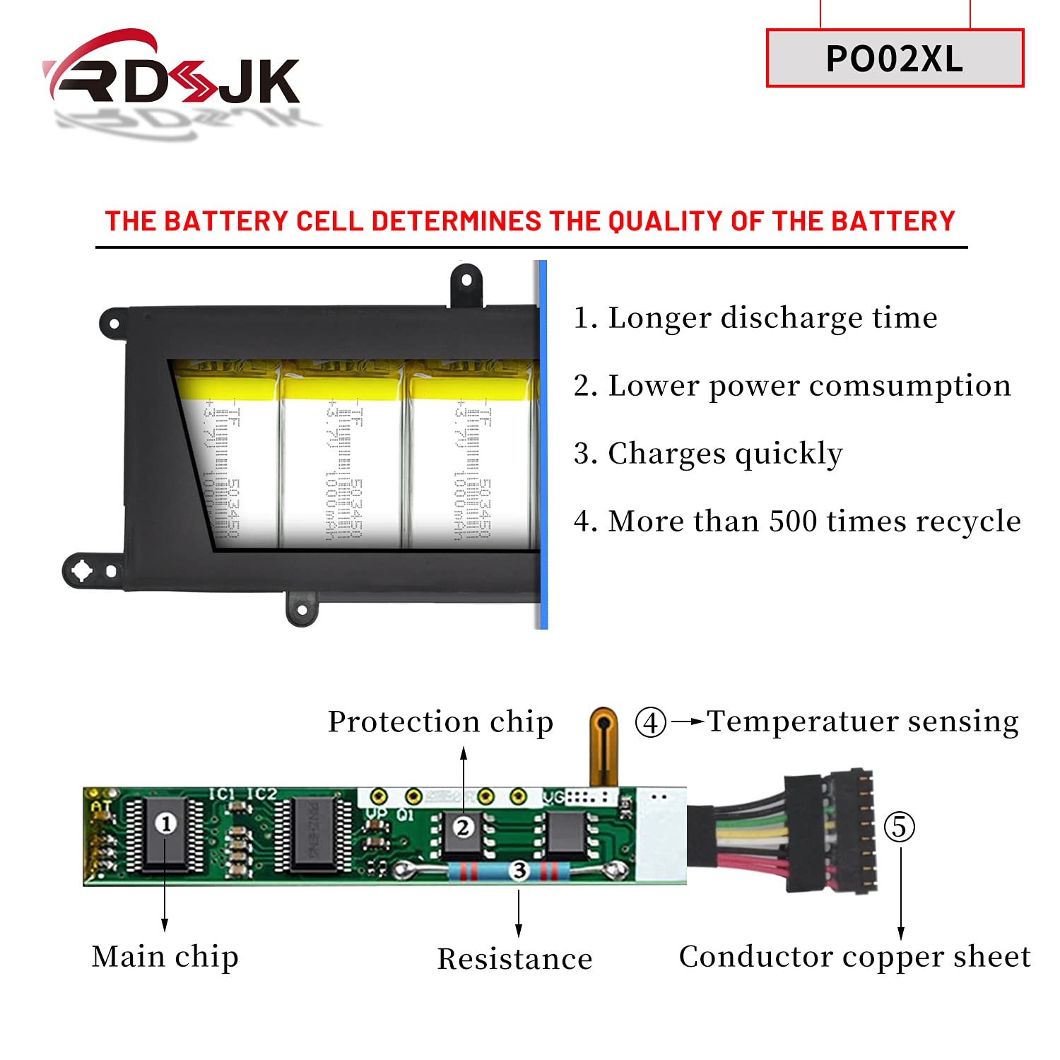 Po02Xl Laptop Battery For Hp Stream 11 R 11 R014Wm 11 R010Nr 11 Y 11 Ah 11 Ak 11 Ah011Wm Series P002Xl 823908 1C1 824560 005 824