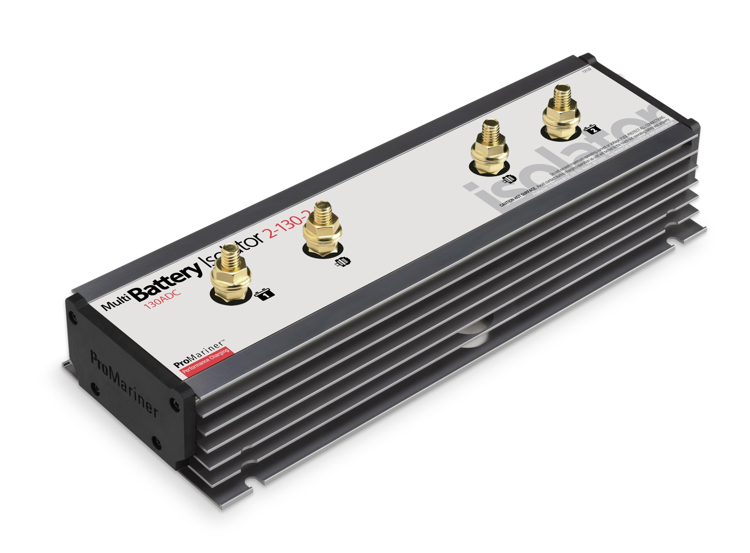 Promariner Battery Isolator - 130 Amp - 2 Alternator - 2 Battery,WBAUVB0CWYWMWGL