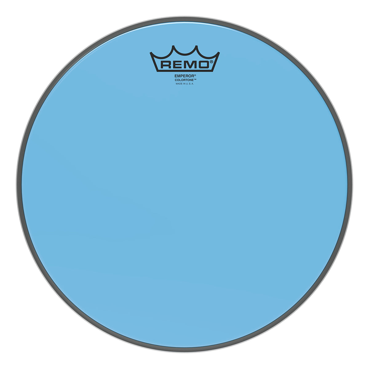 Remo Emperor Colortone Blue Drumhead, 12'