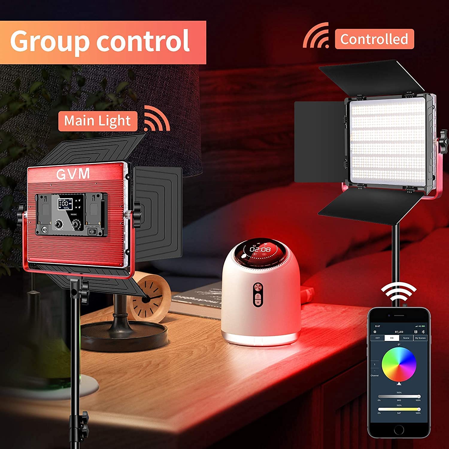 GVM 1200D Video Light - Thumbnail 3