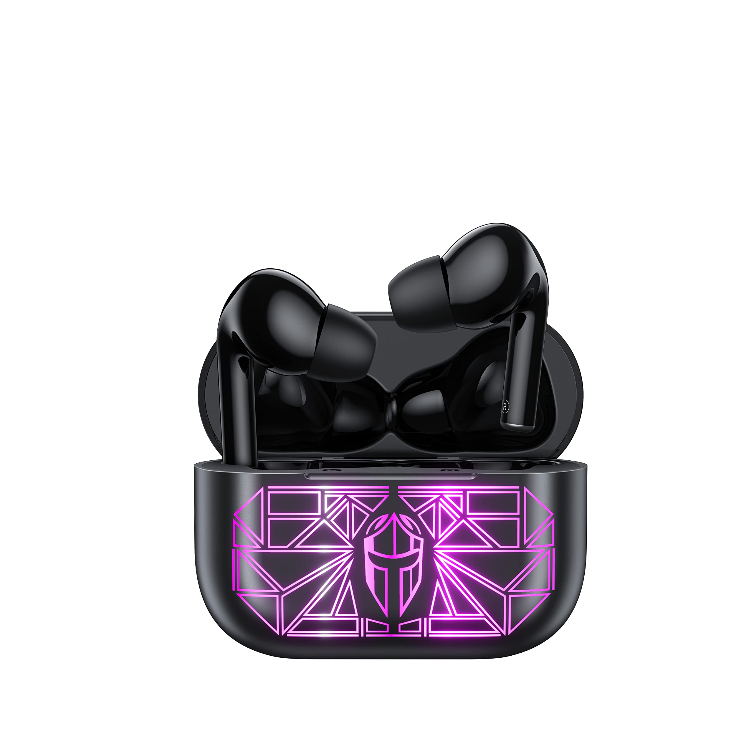 Neon Knight Nktws Low Latency Wireless Bluetooth(R) Gaming Earbuds 300 Hours Standby Waterproof Rated For True Wireless Gaming