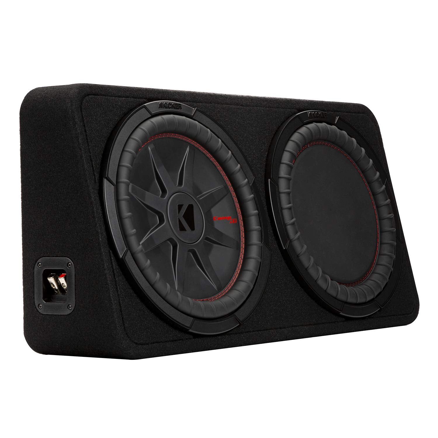 Kicker 48Tcwrt122 Comprt 12'' Subwoofer In Thin Profile Enclosure, 2Ohm