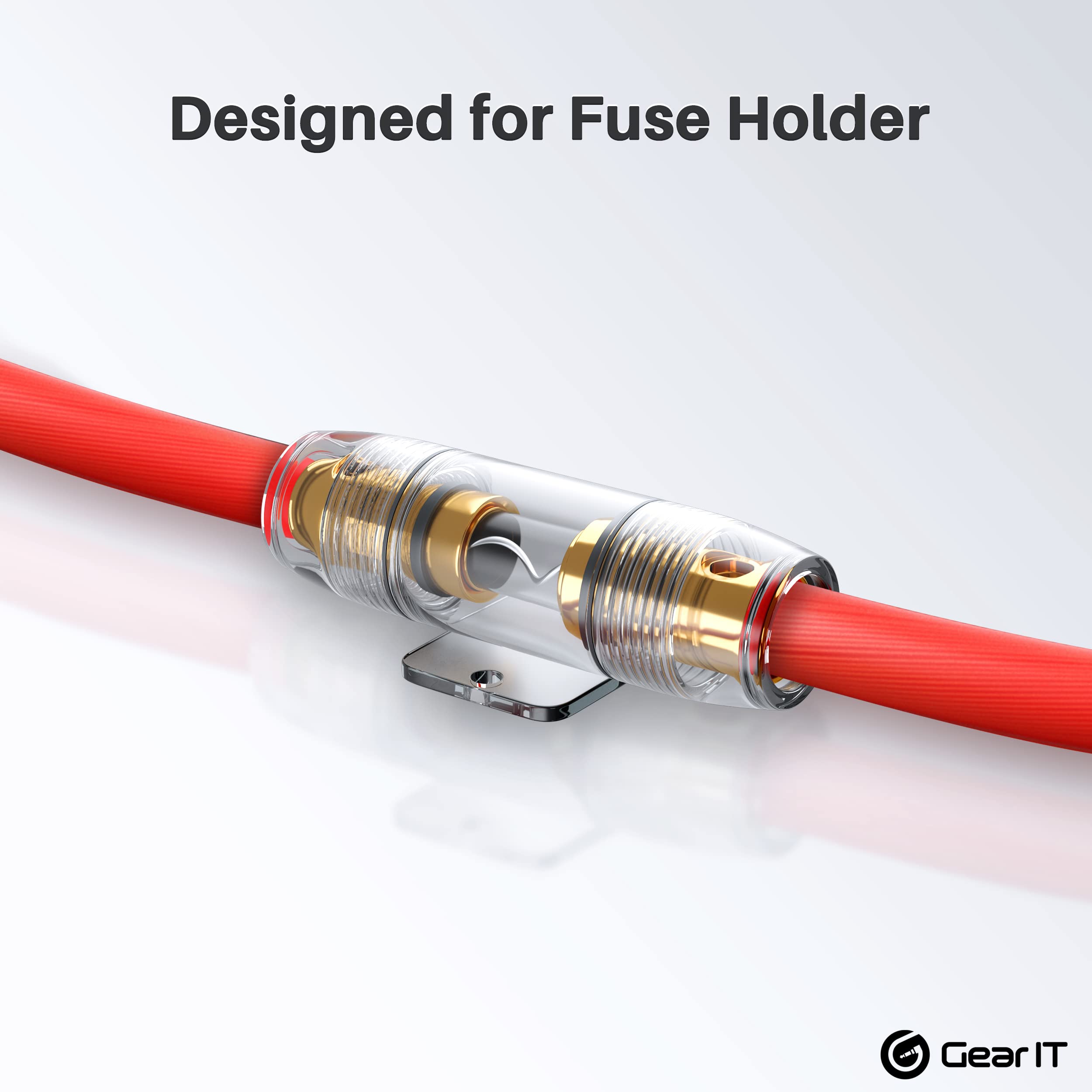 Gearit 14 Gauge Wire (200Ft Each   Black/Red) Copper Clad Aluminum Cca   Primary Automotive Power/Ground For Battery Cable, Car