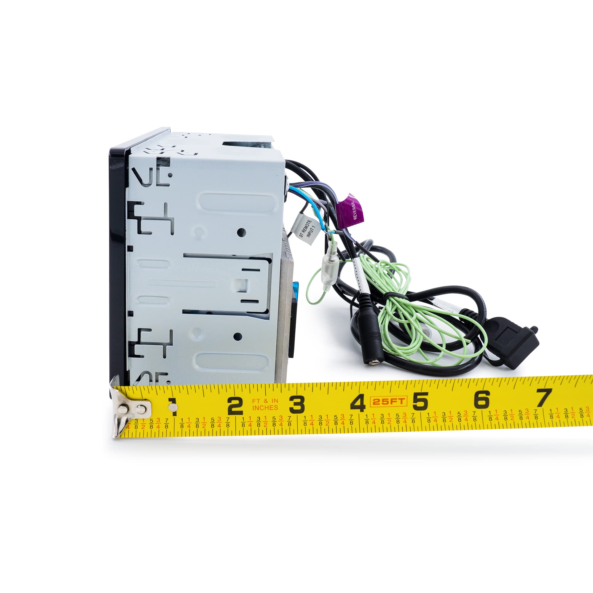 Kenwood Dmx125Bt 6.8 Inch Lcd Touchscreen Digital Media Car Stereo, Bluetooth Audio And Hands Free Calling, Double Din, Usb, Rea