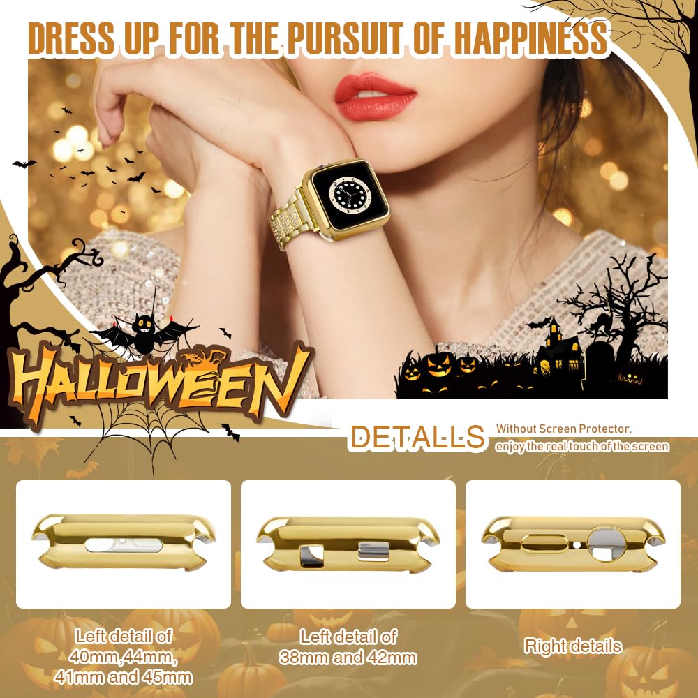 Top4Cus 44Mm Cover Environmental Soft Flexible Tpu Anti Scratch Lightweight Protective Iwatch Case Compatible With Apple Watch S