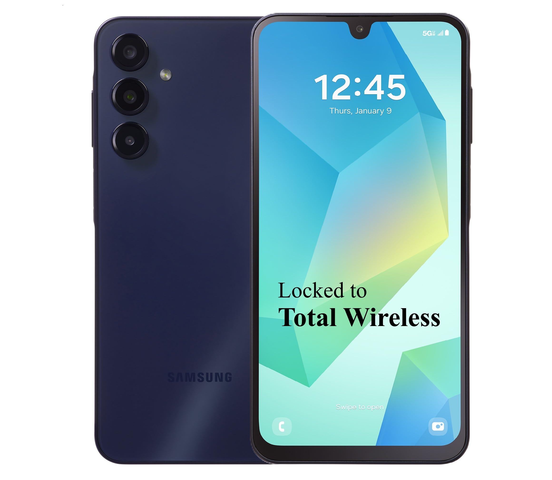 Total Wireless Samsung Galaxy A16 5G, 128GB, 50MP Triple Camera, Android Smartphone, 6.5 FHD+ Super AMOLED 90Hz Display, Long-La