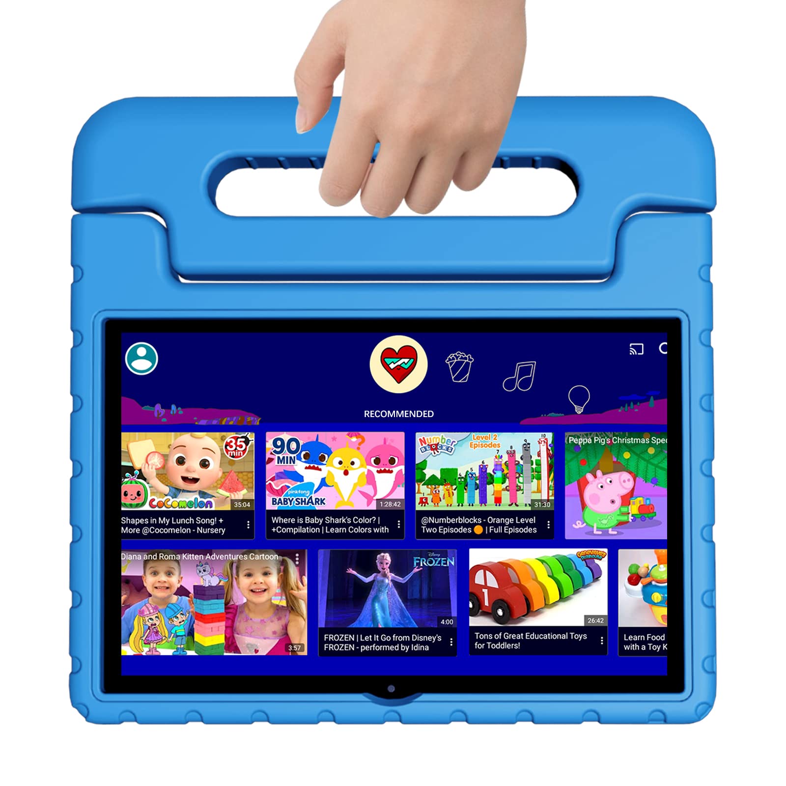 VNEIMQN Tablet for Kids, 10 Inch Kids Tablet Android 13, 4GB+64GB, Octa-Core, WiFi 6, Big Battery, Google Kids Space, Parental C