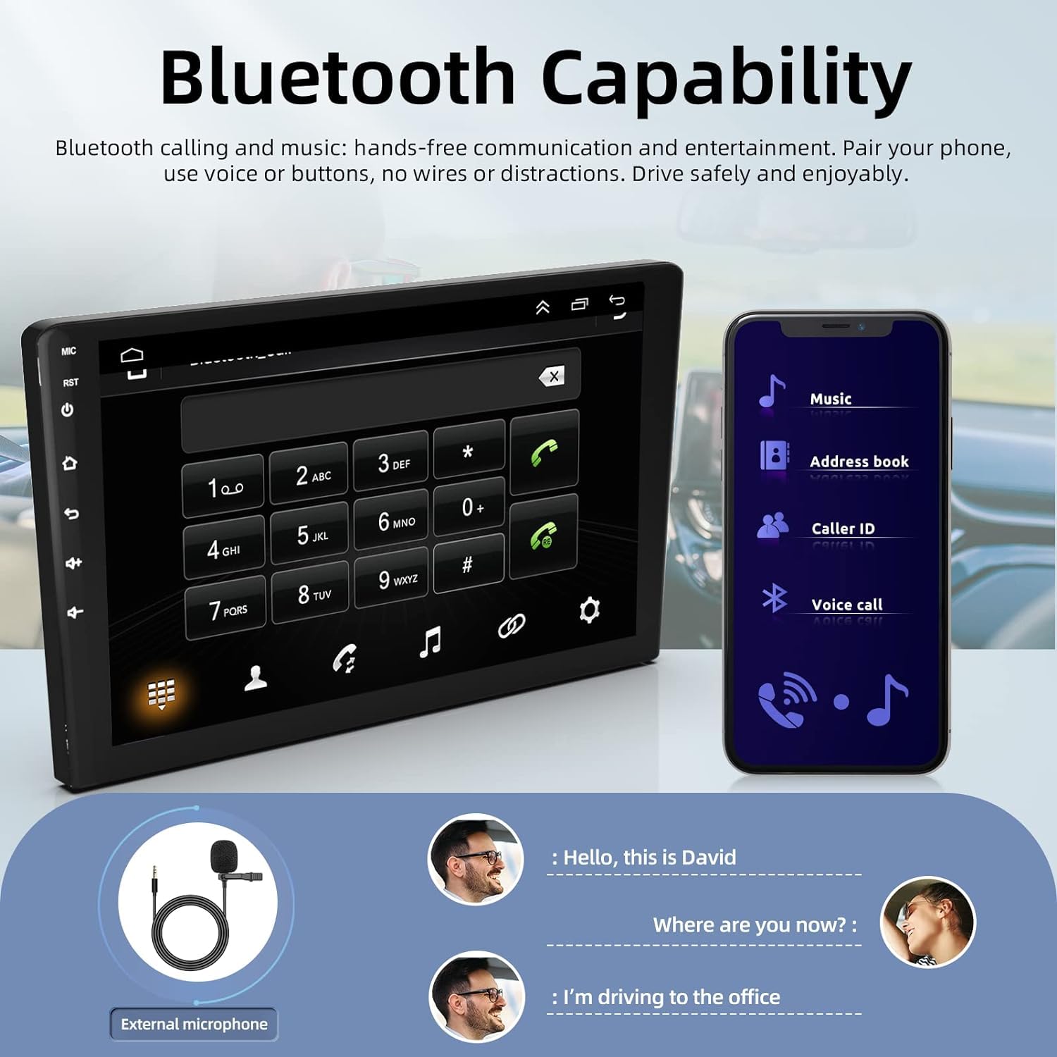 Podofo For Honda Civic 2006 2007 2008 2009 2010 2011 Car Stereo Radio With Gps Navigation 10.1 Inch Hd Ips Touch Screen Bluetooth Car Radio Support Mirror Link Wifi Backup Camera Mic