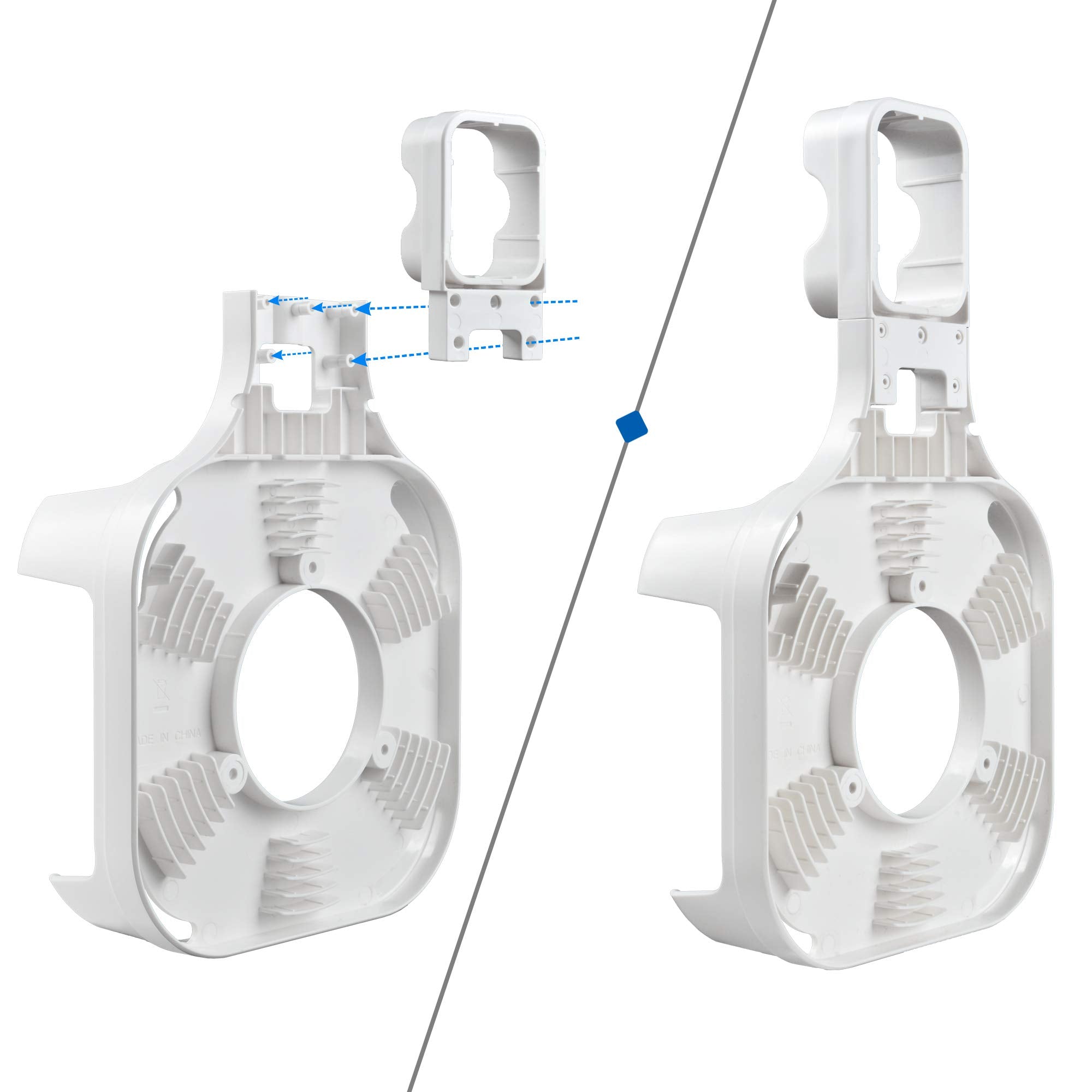 Petimeti Wall Mount For Eero Pro 6 Mesh Wifi System, Space Saving Wall Mount Bracket For Eero Pro 6 Router With Cord Management