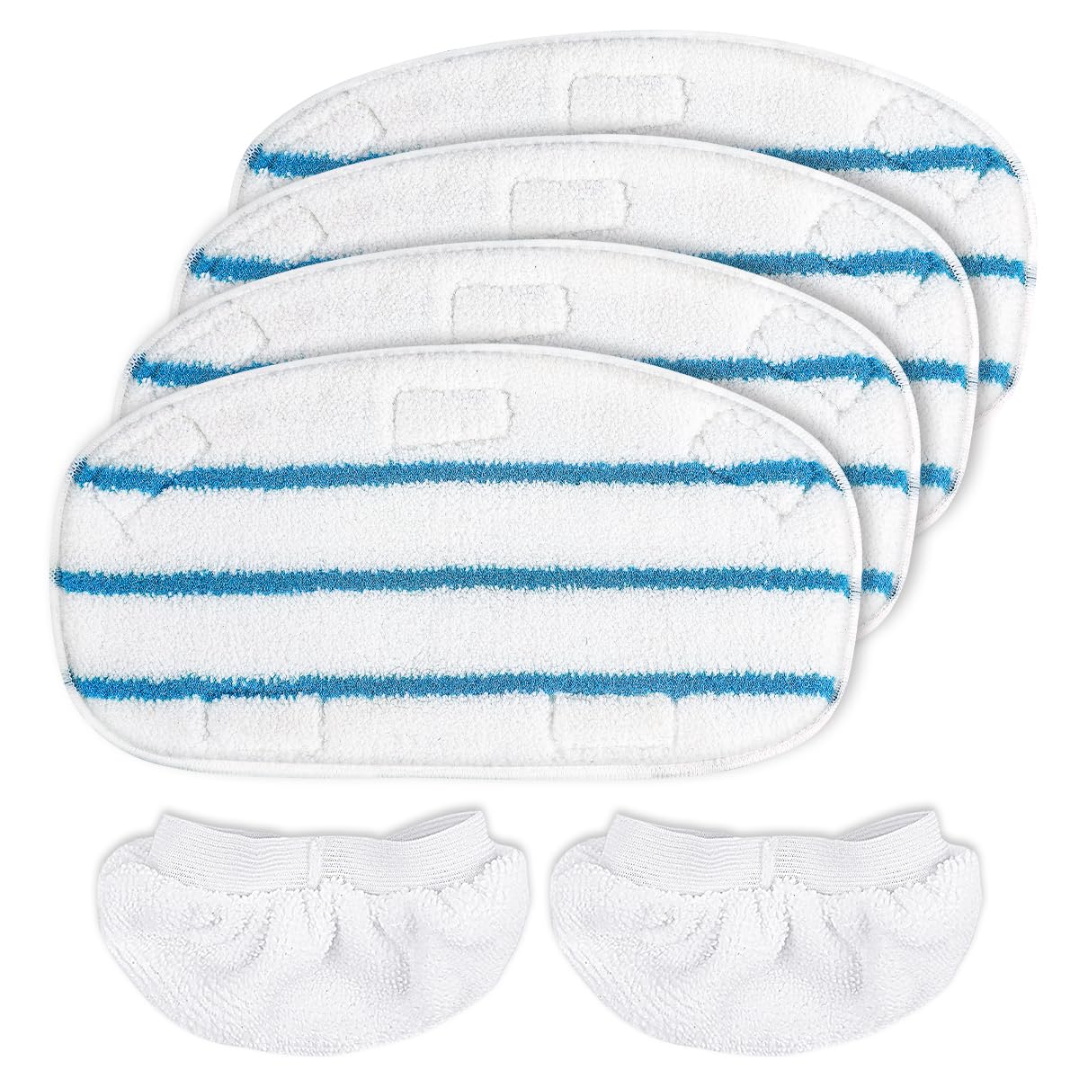 Keepow Steam Cleaner Accessories Compatible With Pursteam Steam Mop Cleaner   Washable Microfiber Pads For Hardwood Floor Cleani