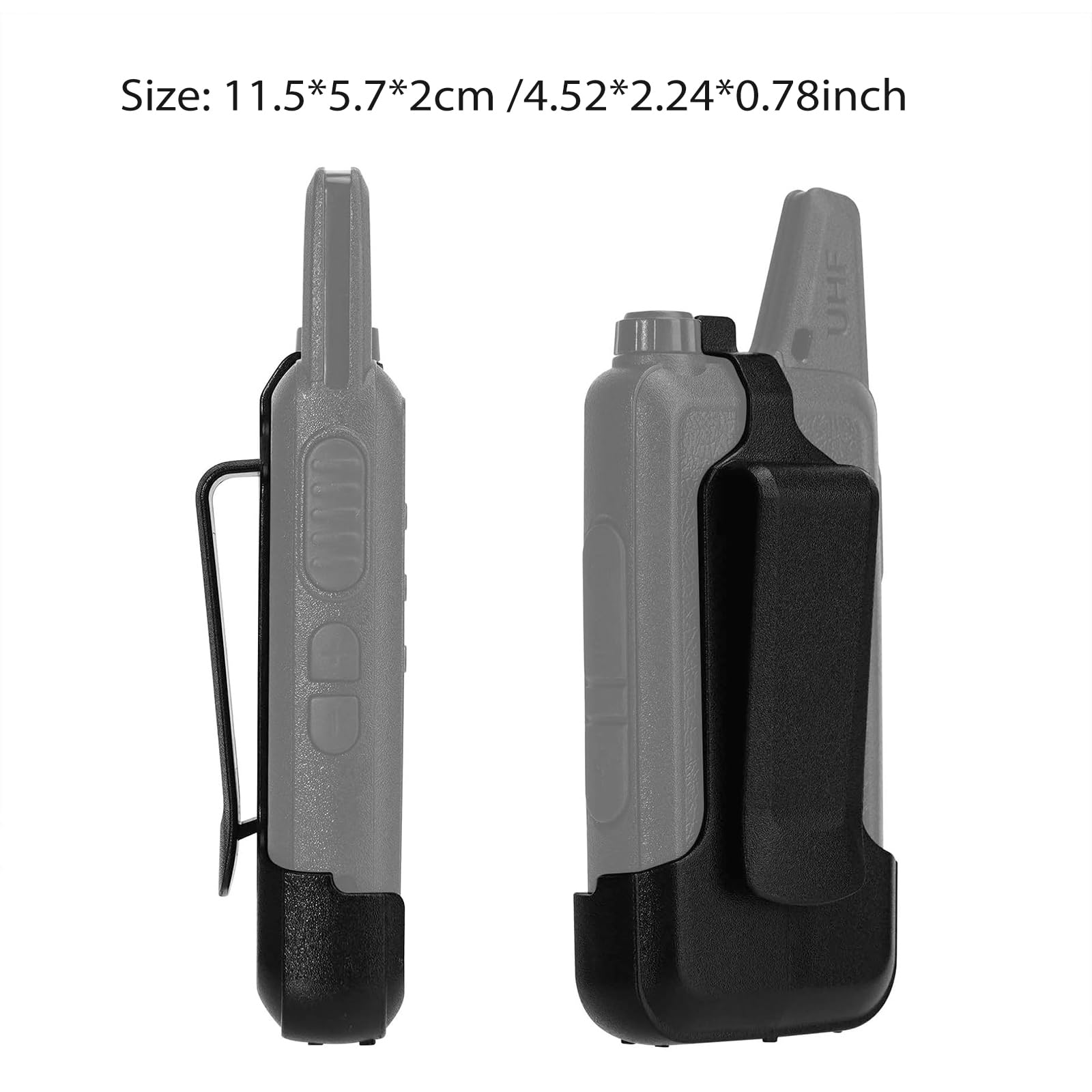 Retevis Rt22 Rt22S Original Walkie Talkie Belt Clips, Belt Clip Compatible With Rt22 Rt22S Wln Kd C1 Luiton Lt 316 Zastone X6 Tidradio Td M8 Radtel Rt 102 Way Radios (2 Pack)