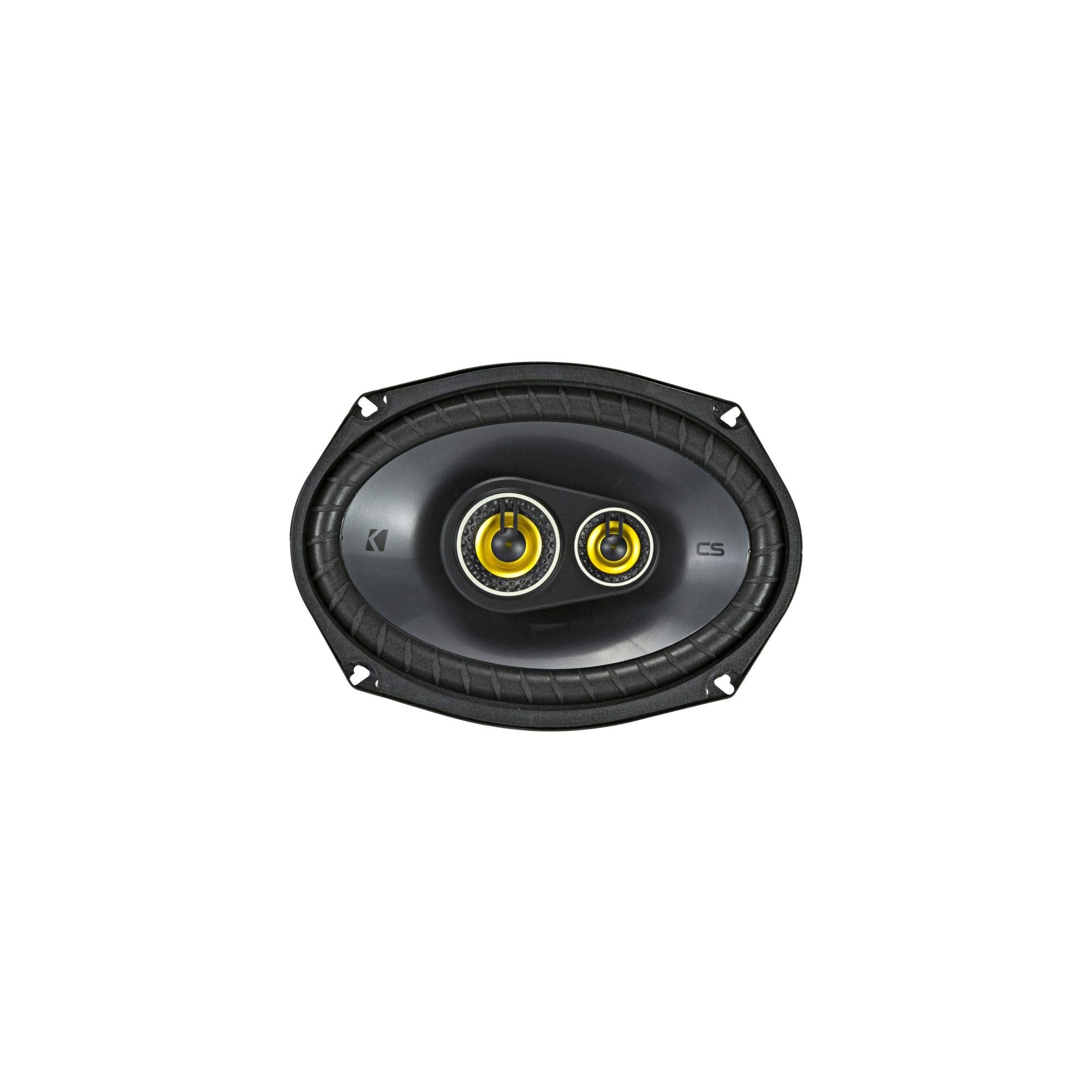 Kicker Cs Series 150 Watt 6 X 9 Inch Car Audio Coaxial Speaker Pair, Black