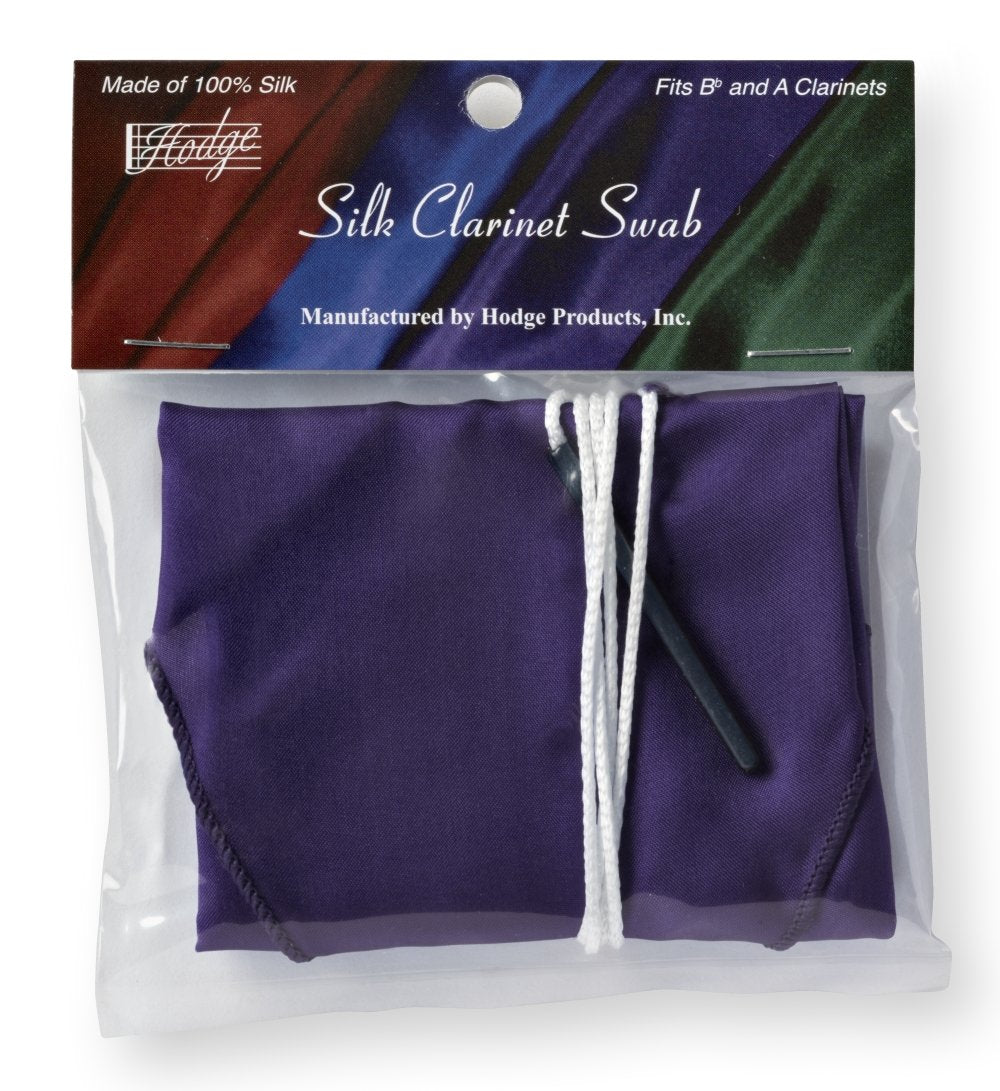 Hodge Silk Clarinet Swab   Purple