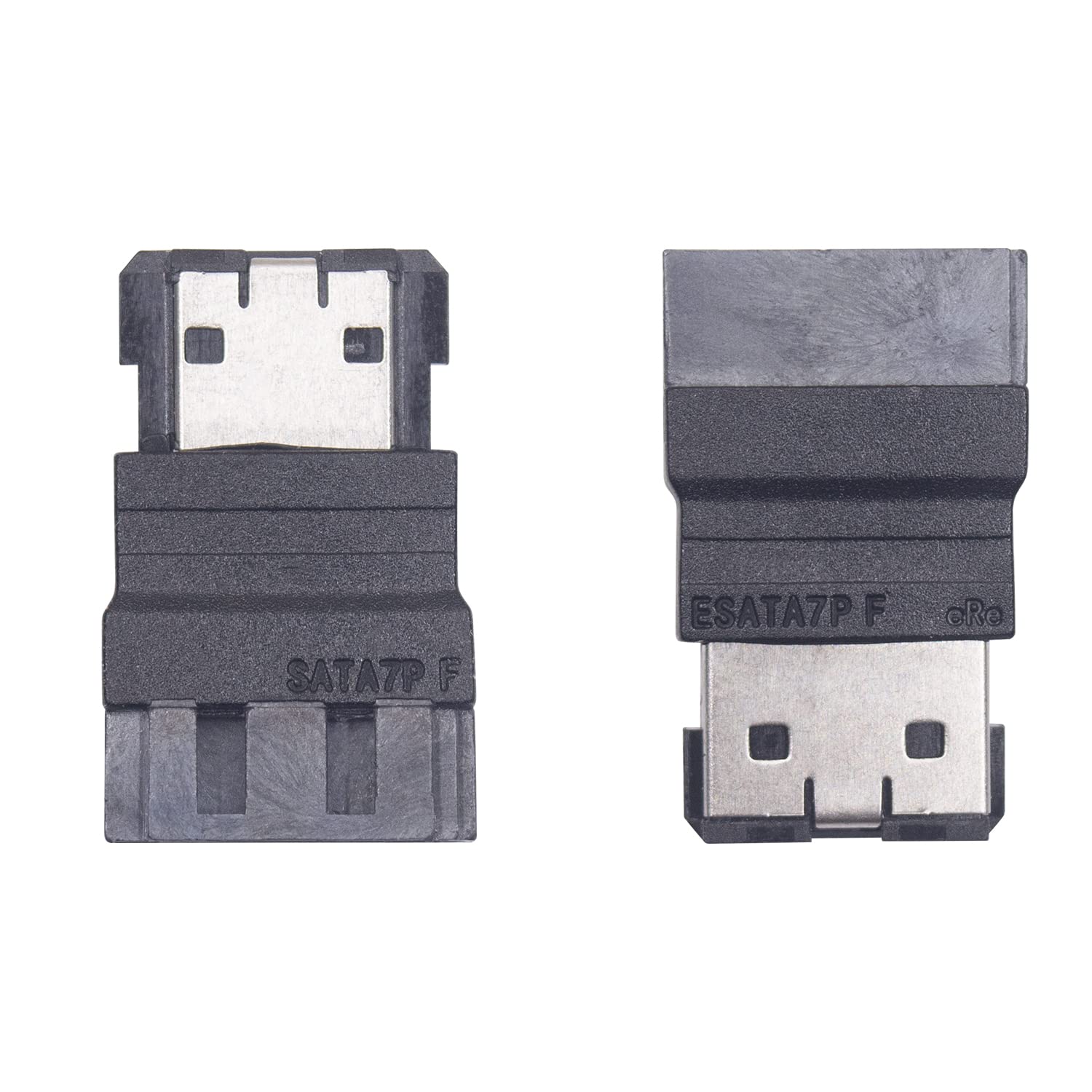 Duttek Sata To Esata Adapter, Sata Adapter, Esata 7Pin Female To Sata 7Pin Male Extende Adapter. (2Pack)