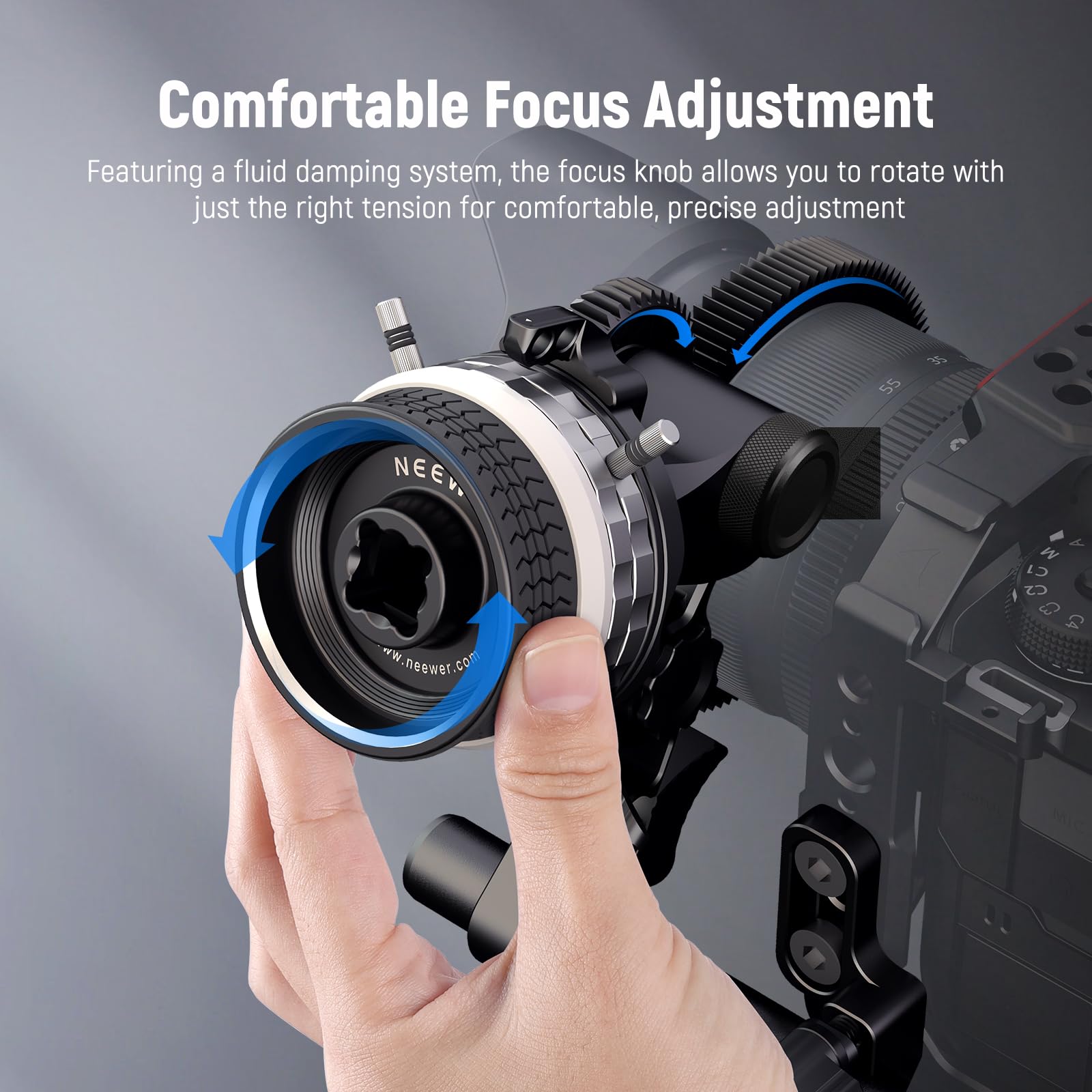 Neewer M0.8 65T Gear For Follow Focus, Standard 0.8 Mod And 65 Teeth Compatible With Smallrig Follow Focus And Neewer Mini Follo
