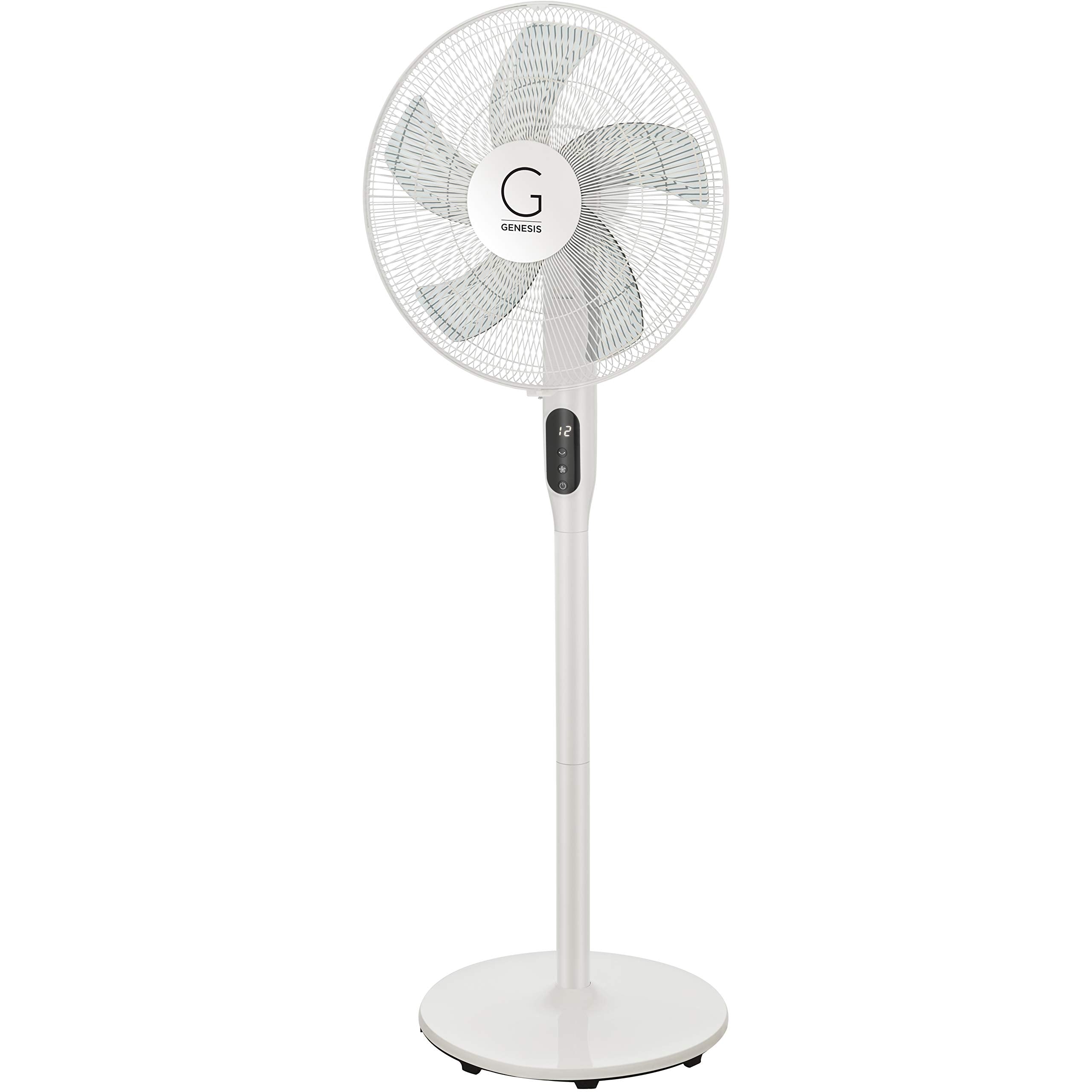 Genesis High Velocity 16 Inch Dc Stand Fan With Super Silent Technology, And Remote