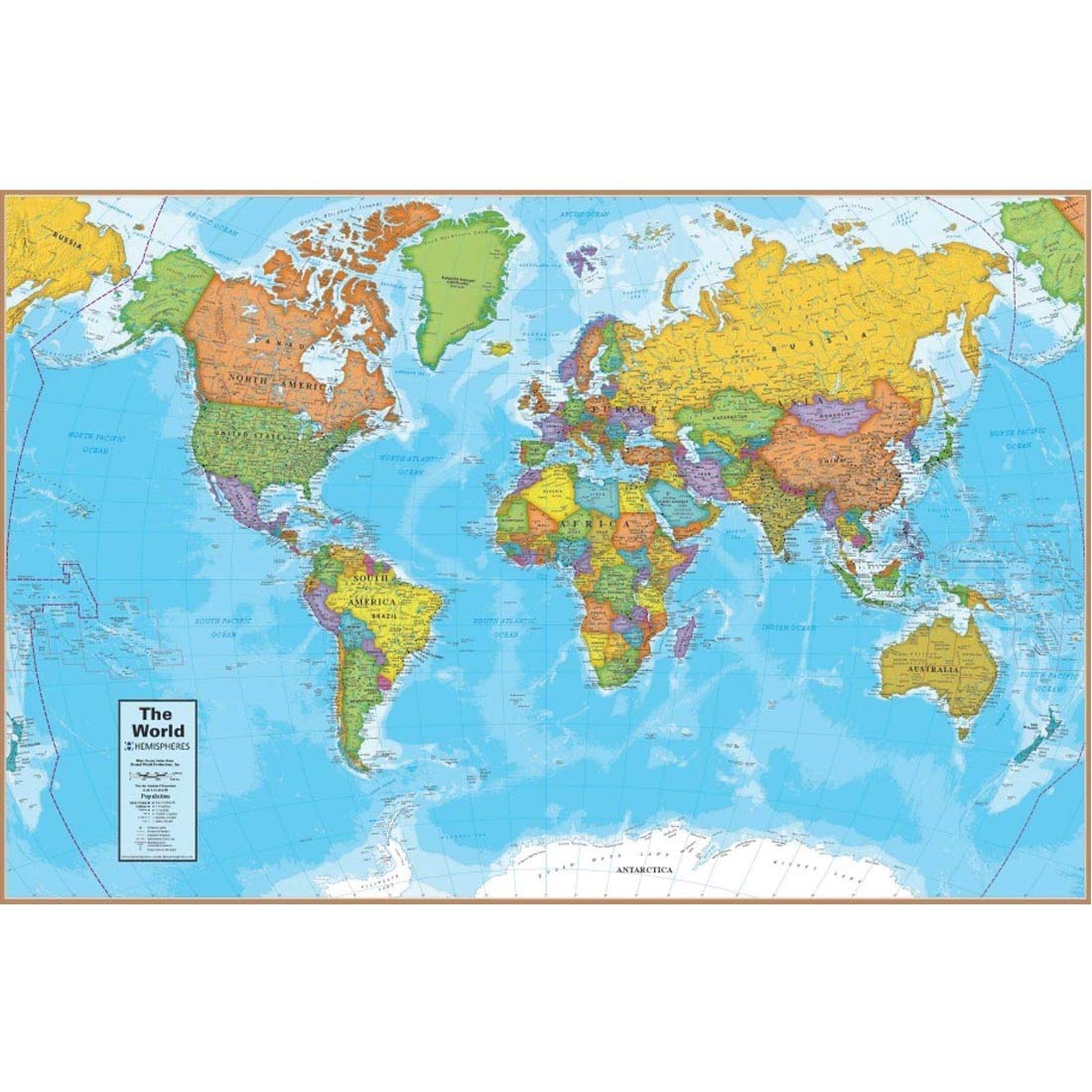 Waypoint Geographic World Desk Mat, Giant Mouse Pad