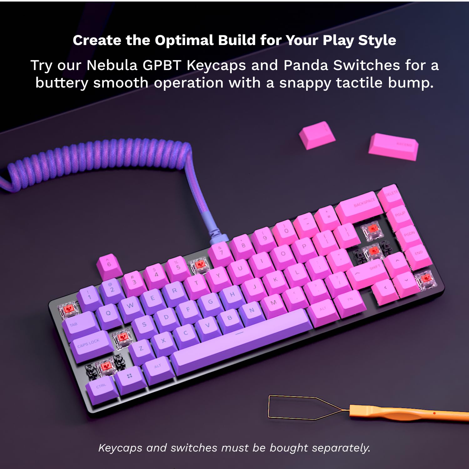 Glorious Gmmk 2 Gaming Barebones Keyboard   Hot Swappable Tkl Diy, Compact Mechanical Keyboard Kit  Wired, Rgb Backlit,  Pc Setu