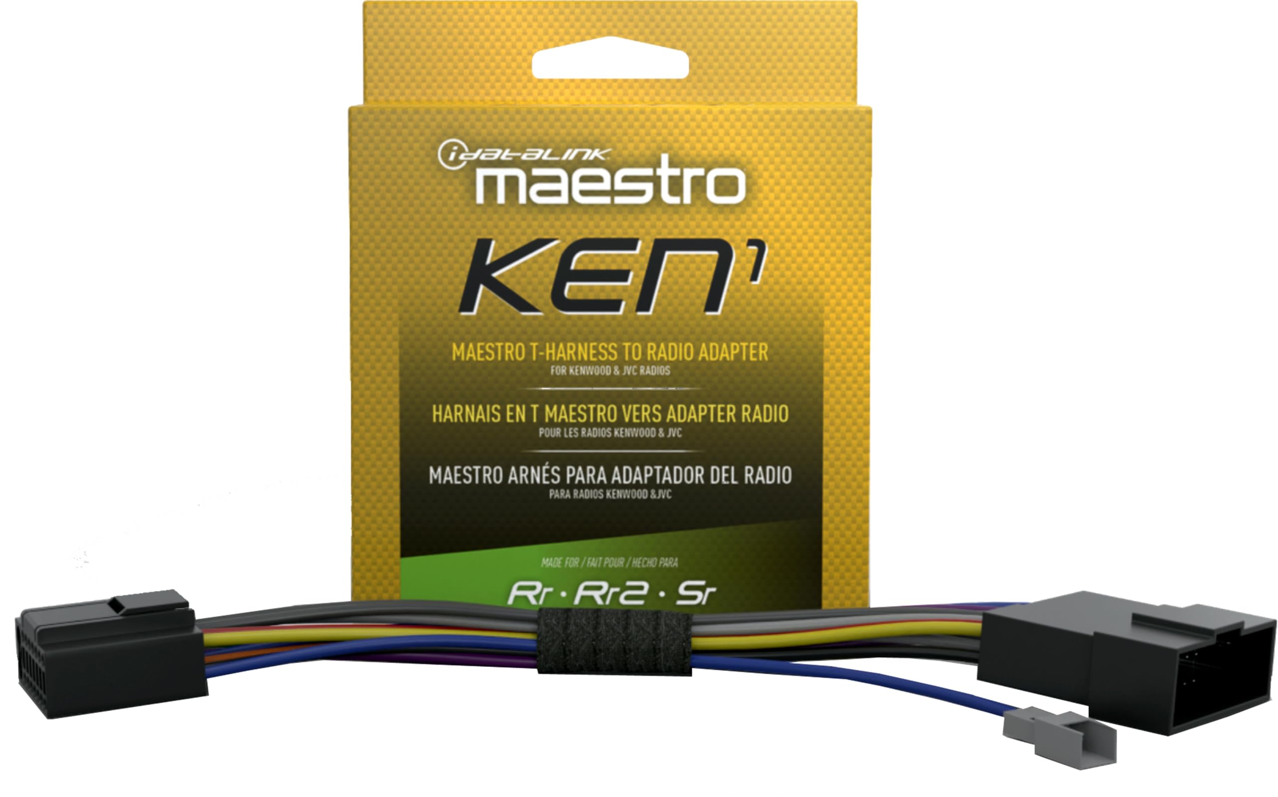 Idatalink Maestro Acc-HU-KEN1 Plug and Play Installation T-Harness for Select Kenwood & JVC Car Radios with 22-Pin Connector (AD