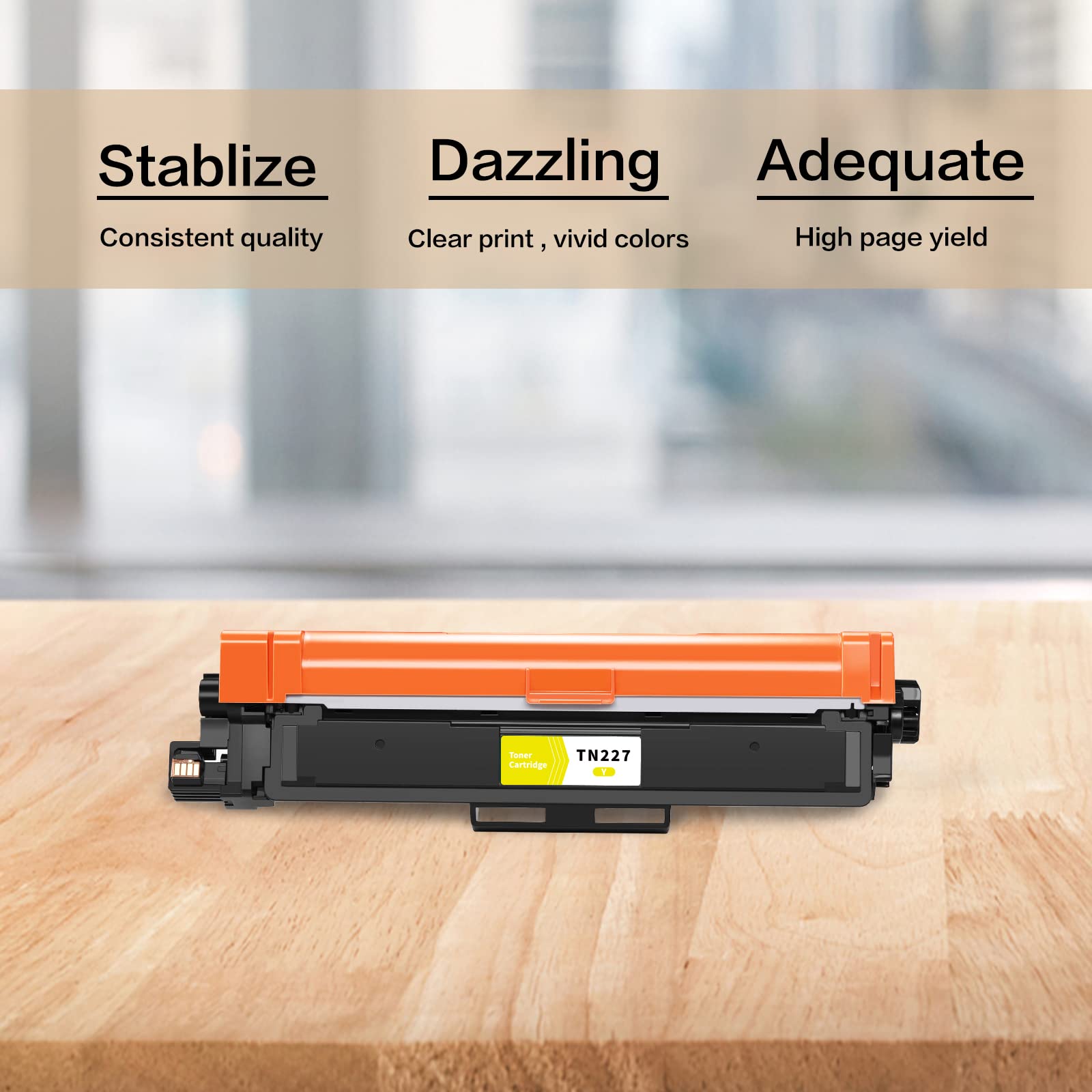 Xji Compatible Toner Cartridges Replacement For Brother Tn227 Tn 227 Tn227Bk Tn227C Tn227M Tn227Y Tn223 Tn 223, For Hl L3210Cw L