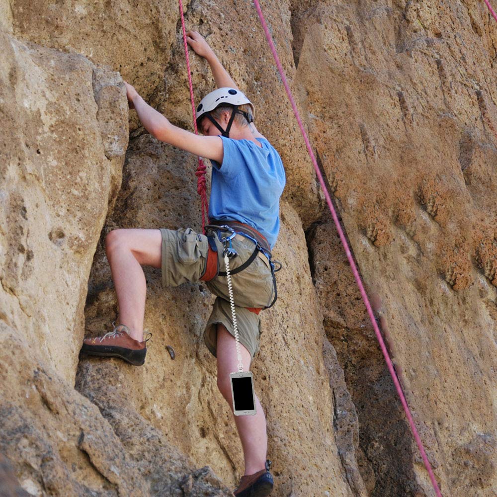 Doormoon Phone Tether With Patch, Universal Straps 2 Pcak Anchor For Skiing Kayaking Fishing Paddles Anti Drop Lanyard Compatibl