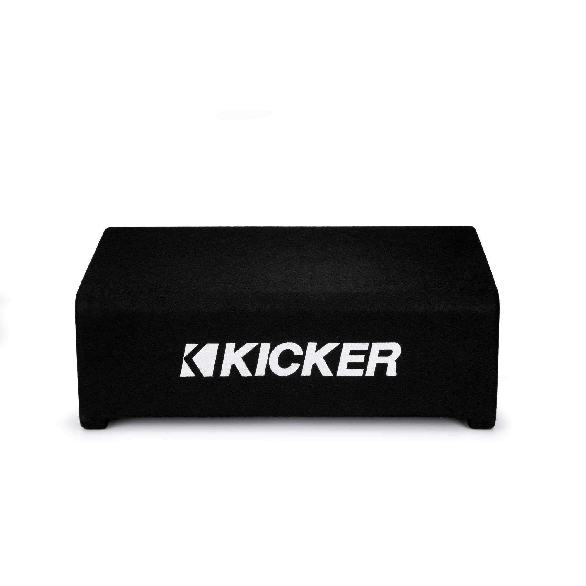 Kicker 12'' Comp Subwoofer In Down Firing Enclosure With Amplifier & Wire Kit
